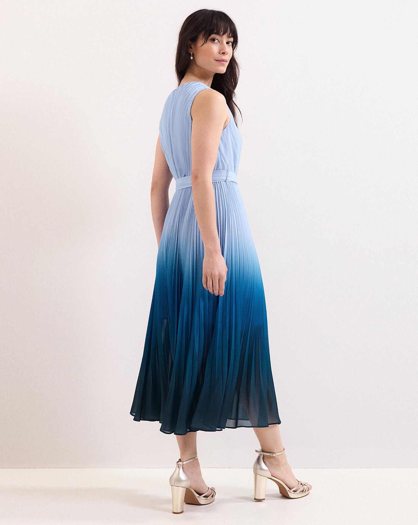 Phase Eight Mira Blue Ombre Dress | Oxendales Phase Eight Mira Blue Ombre Dress | Oxendales