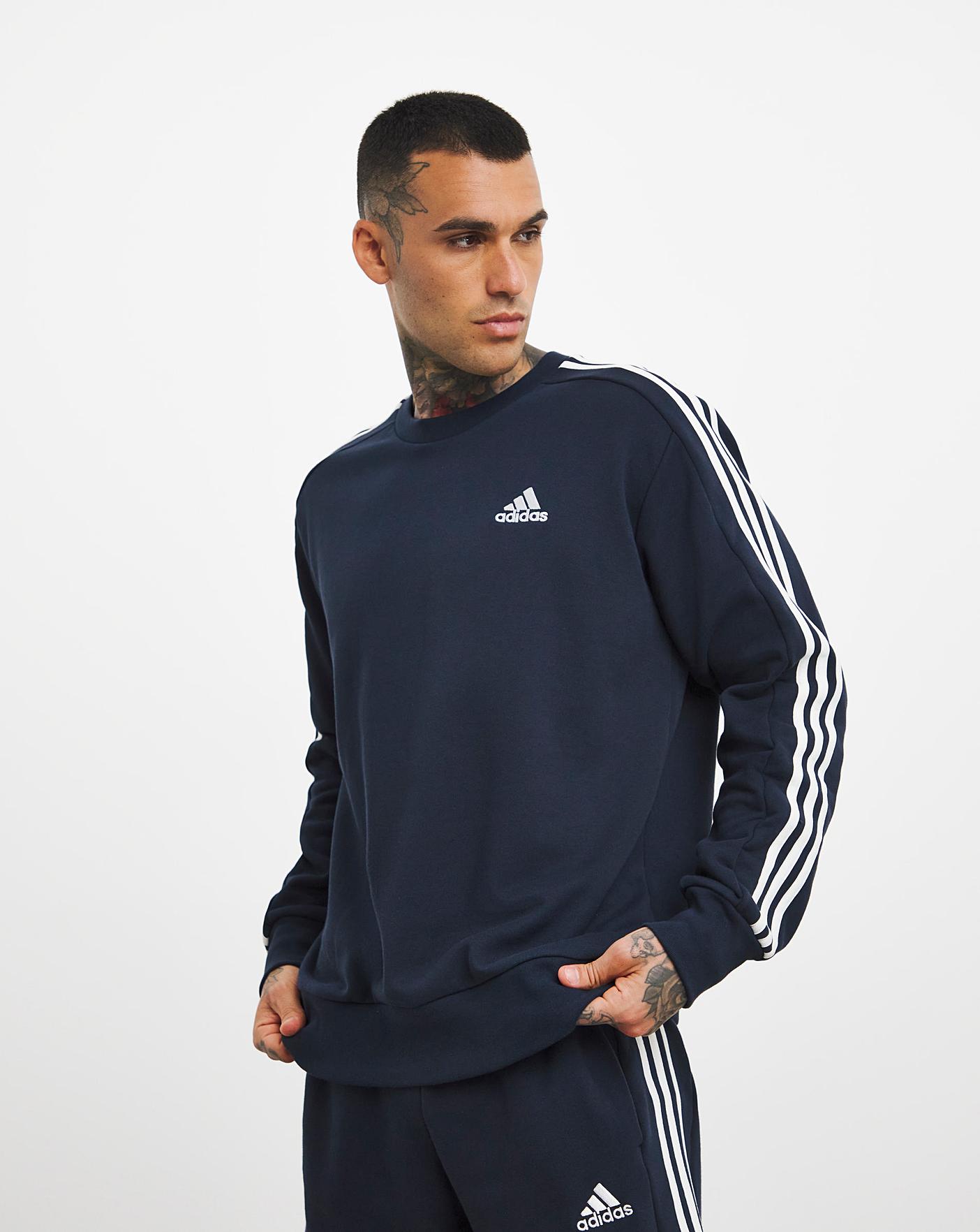 Adidas french terry sweatshirt best sale