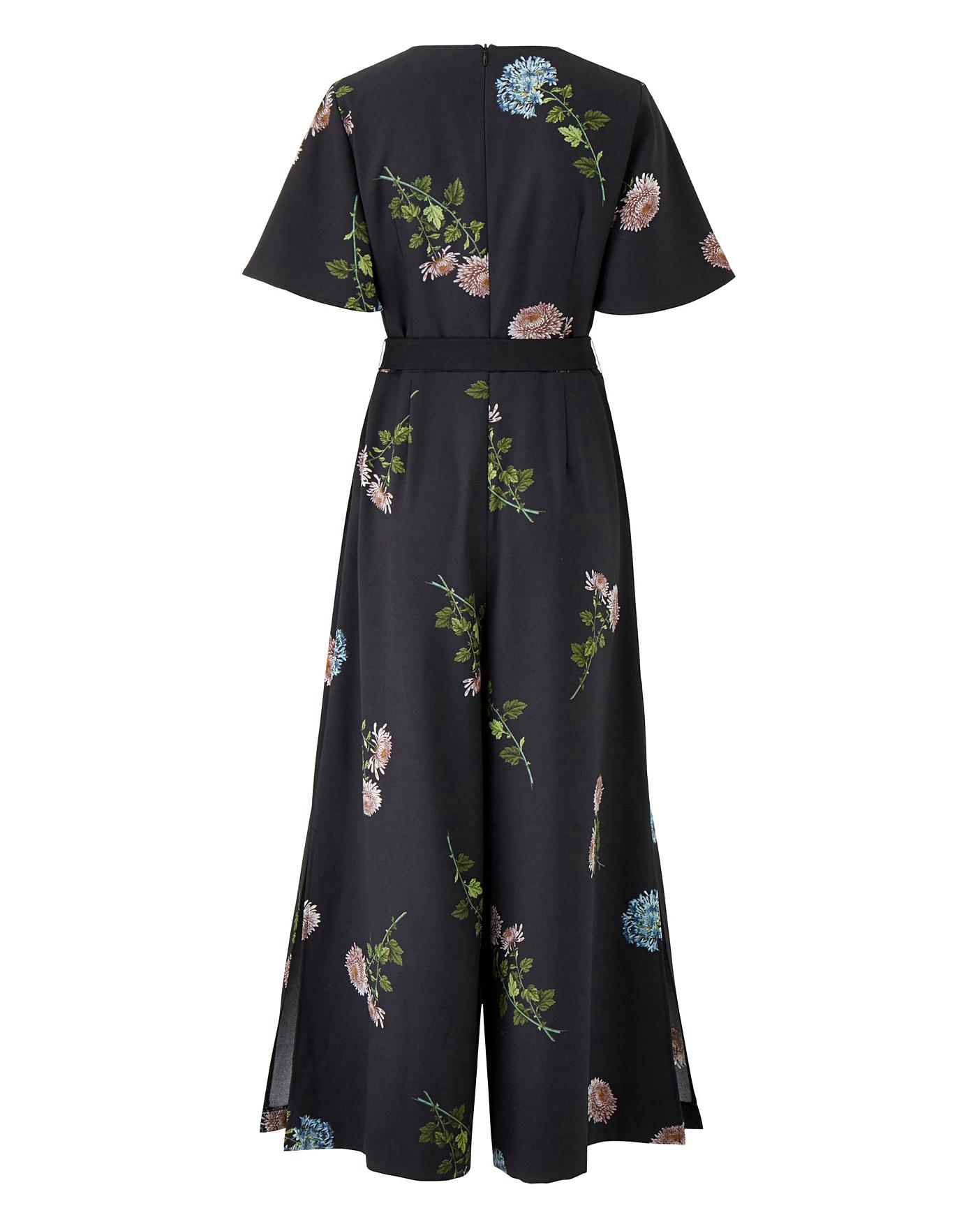 Oasis floral print sales jumpsuit