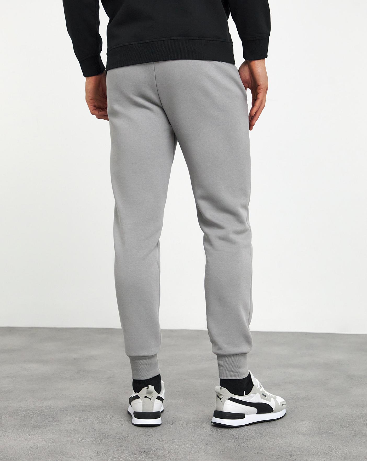 Puma essentials skinny fashion fit joggers in grey