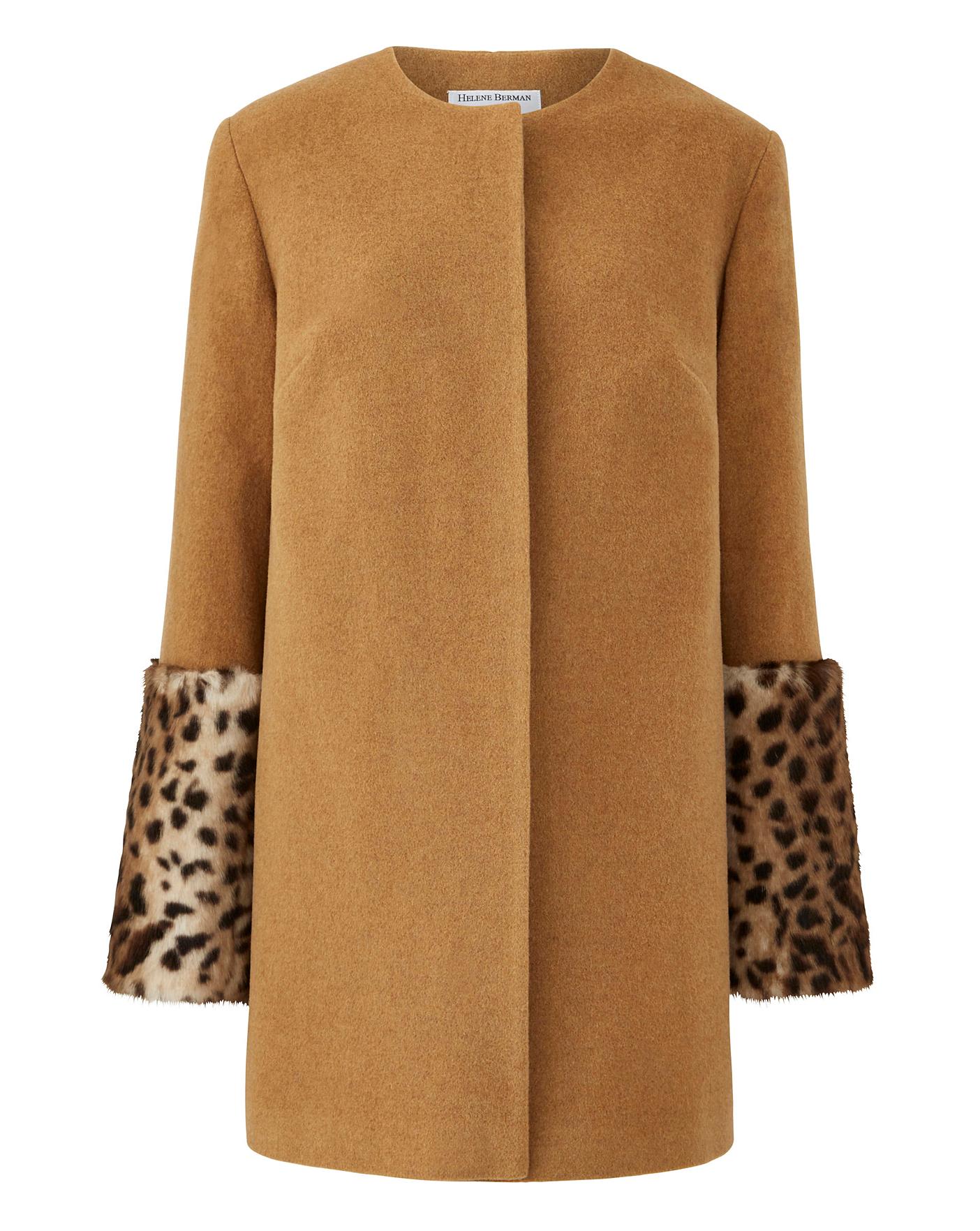 fur cuff coat