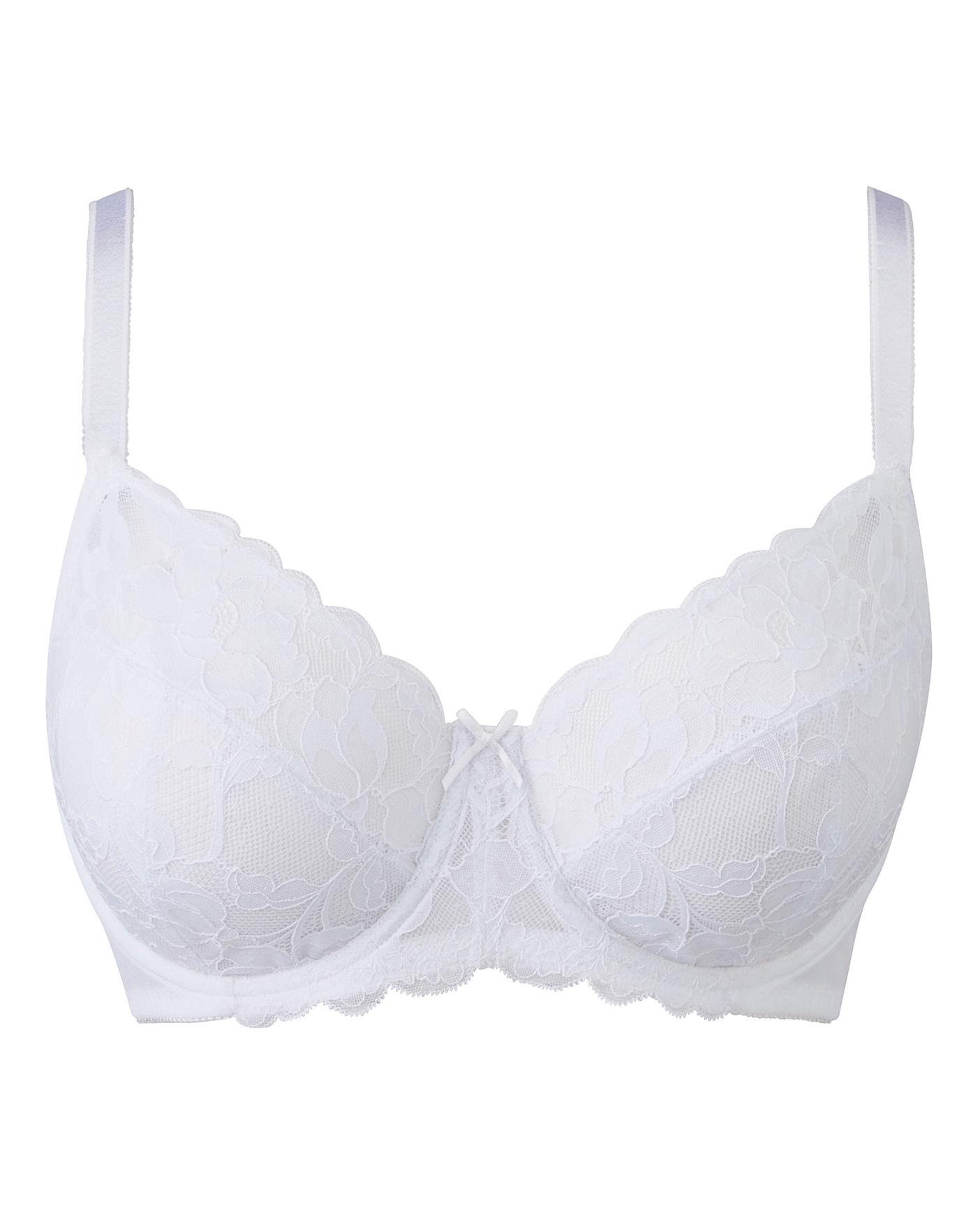 Ivy Lace Full Cup Value White Bra