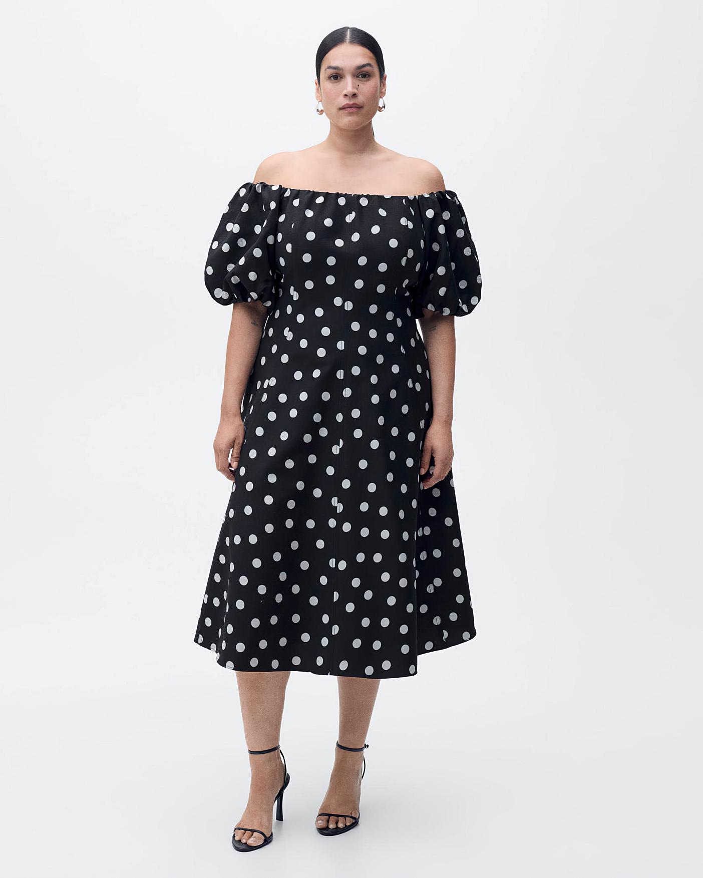 sexy black dress midi Black Long Sleeves Off Shoulders Cut-Out High Slit Sexy Midi Dress