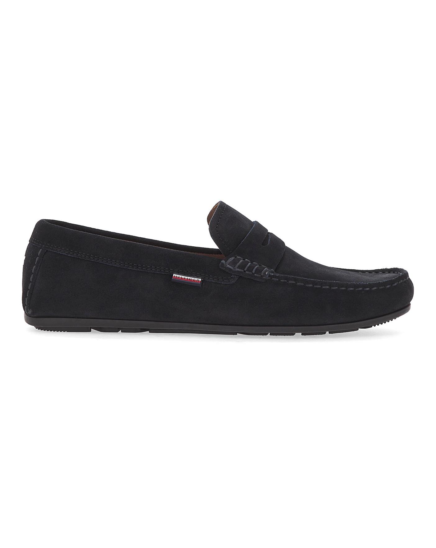 Classic suede penny loafers sale tommy hilfiger