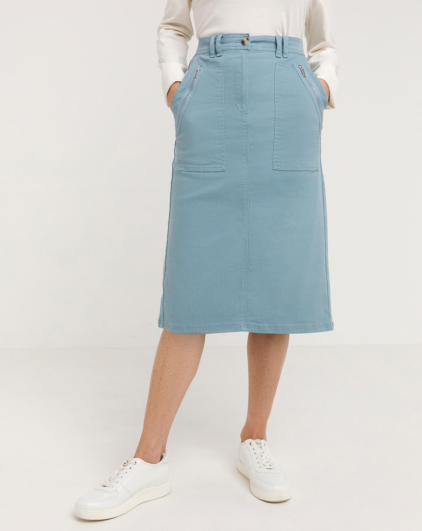 Julipa Cargo Midi Skirt J D Williams