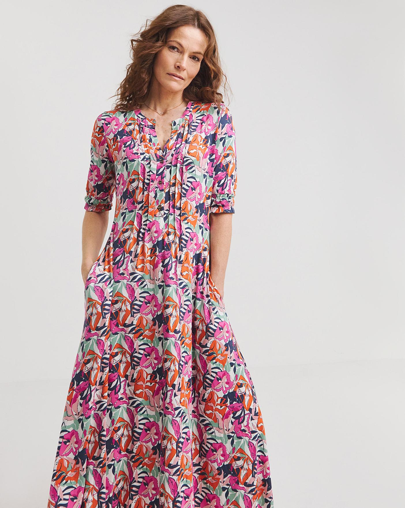 Julipa Pintuck Jersey Midi Dress | Oxendales