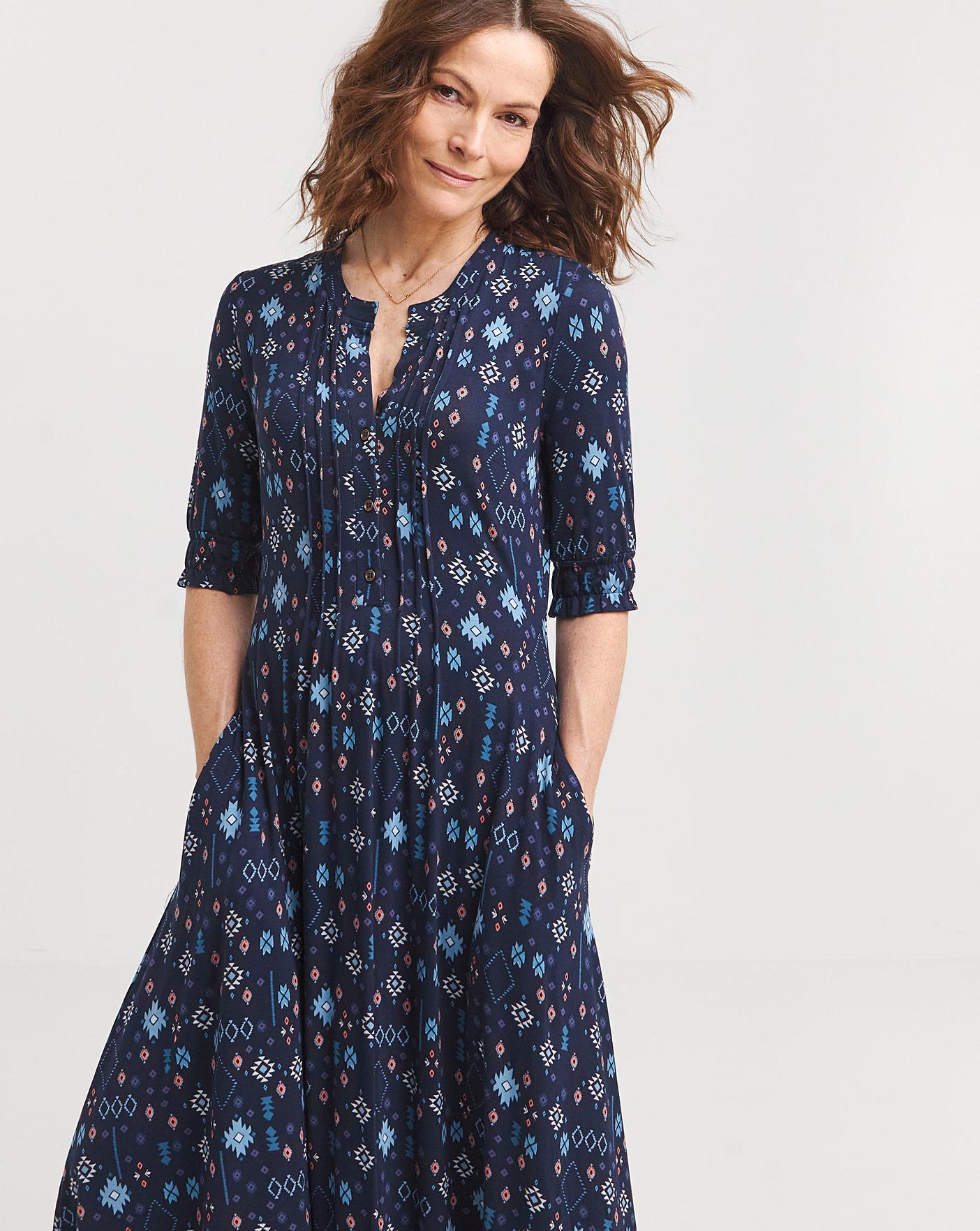 Julipa Pintuck Jersey Midi Dress | J D Williams