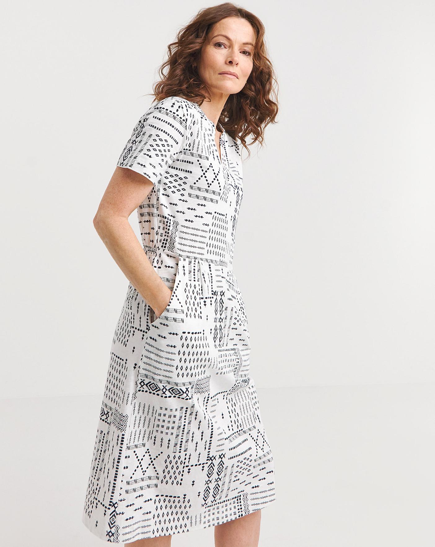 Julipa Cotton Shift Dress | Oxendales