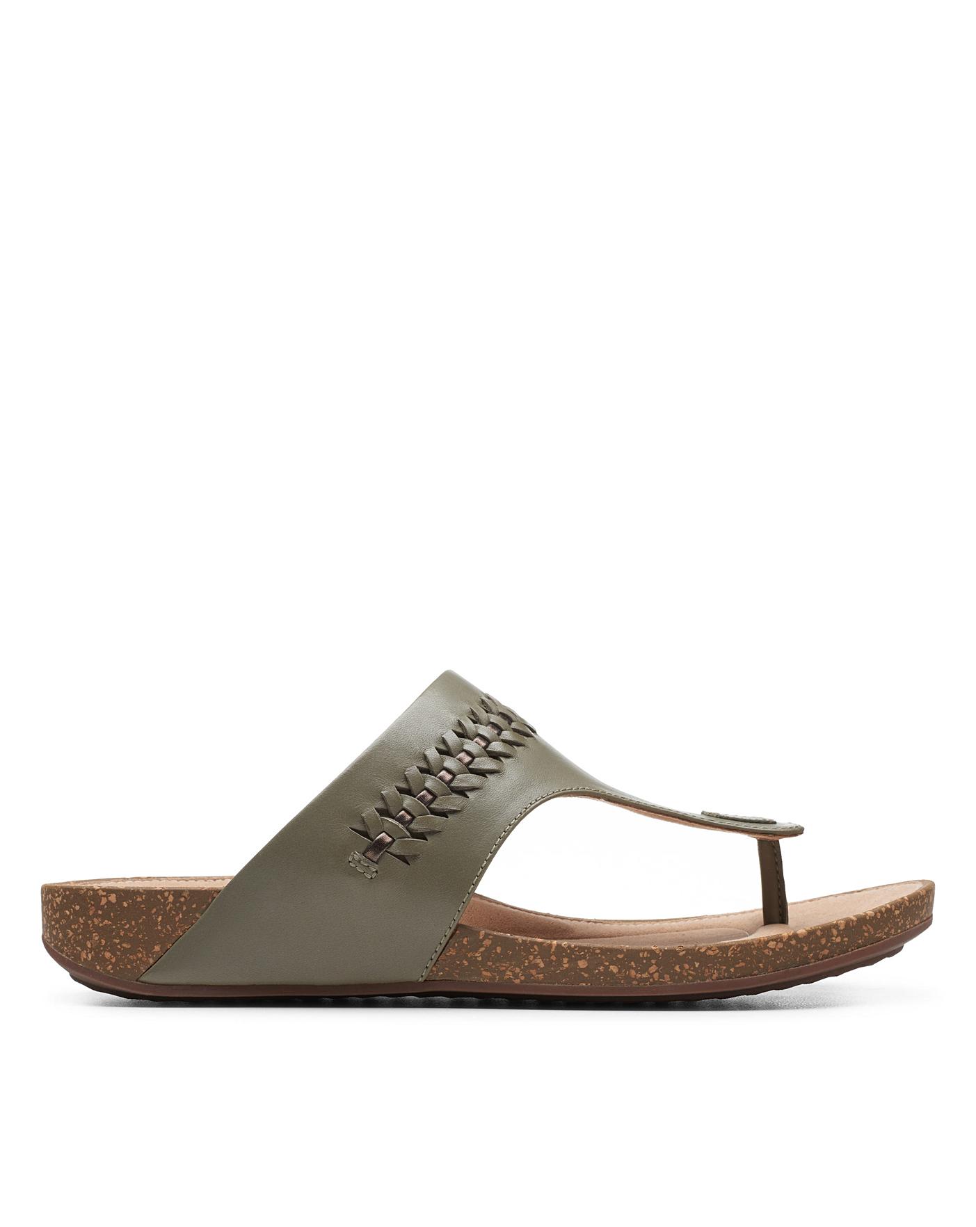 clarks ladies unstructured sandals