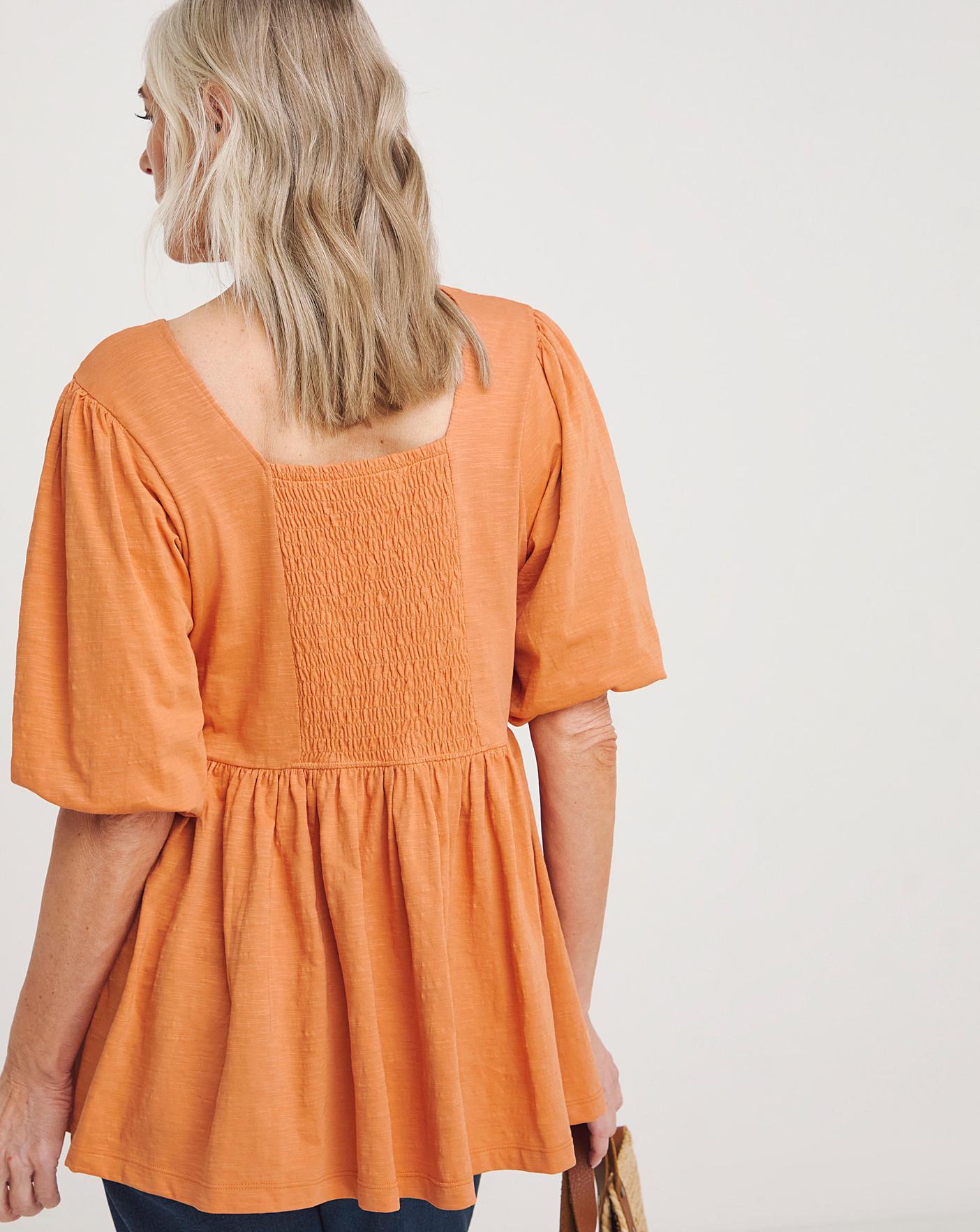 Julipa Puff Sleeve Top | J D Williams