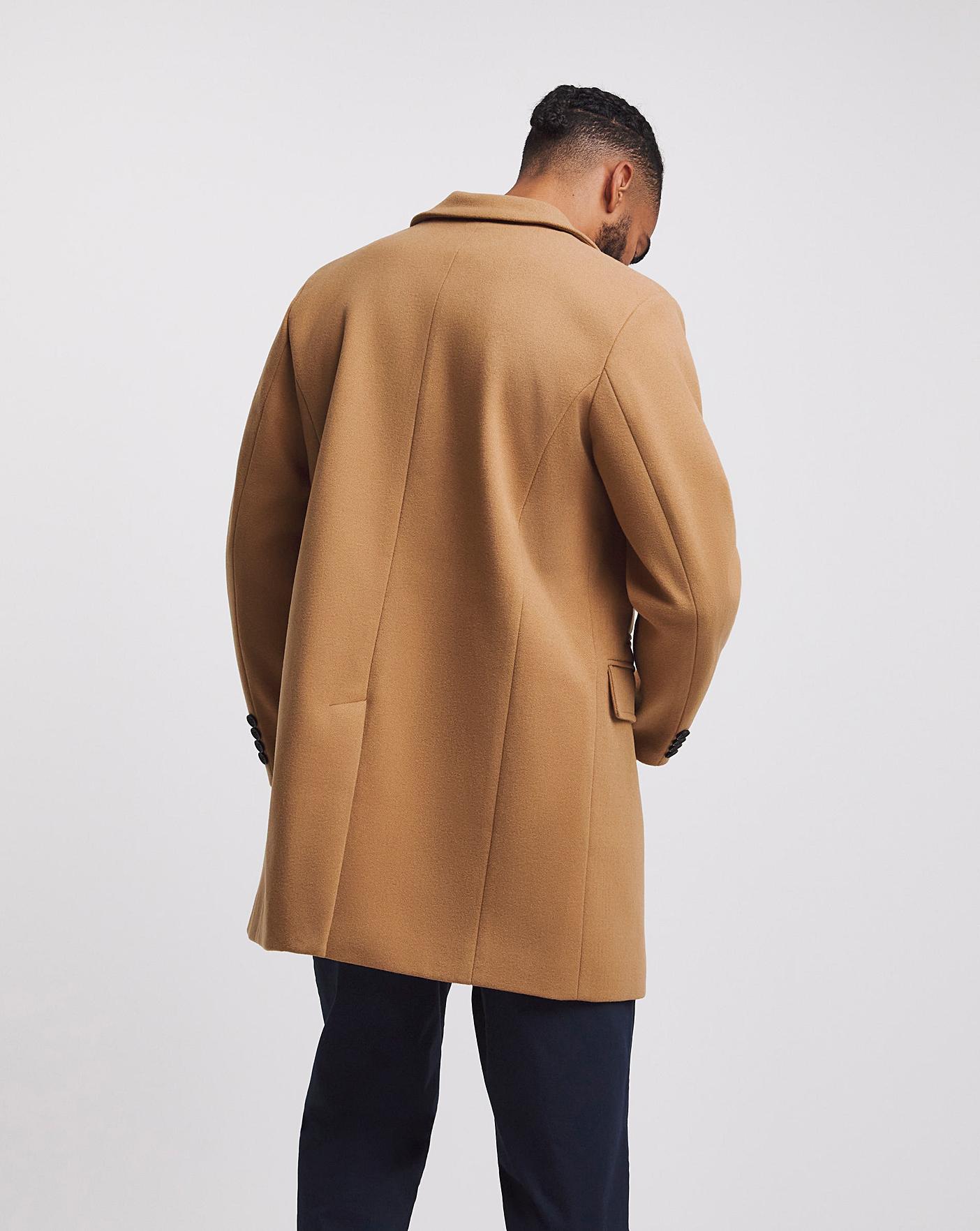 Mens camel coat on sale sale