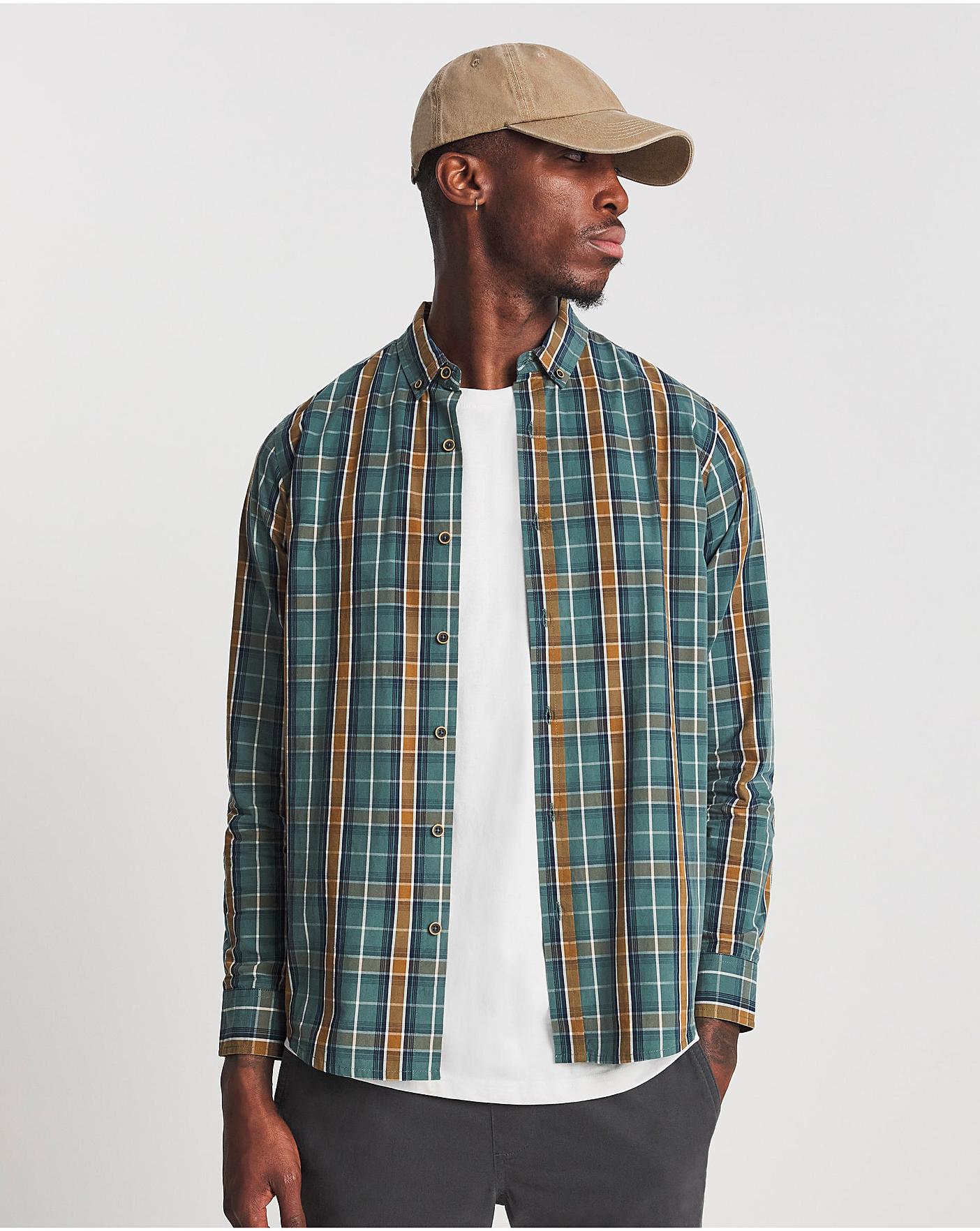 green check shirt