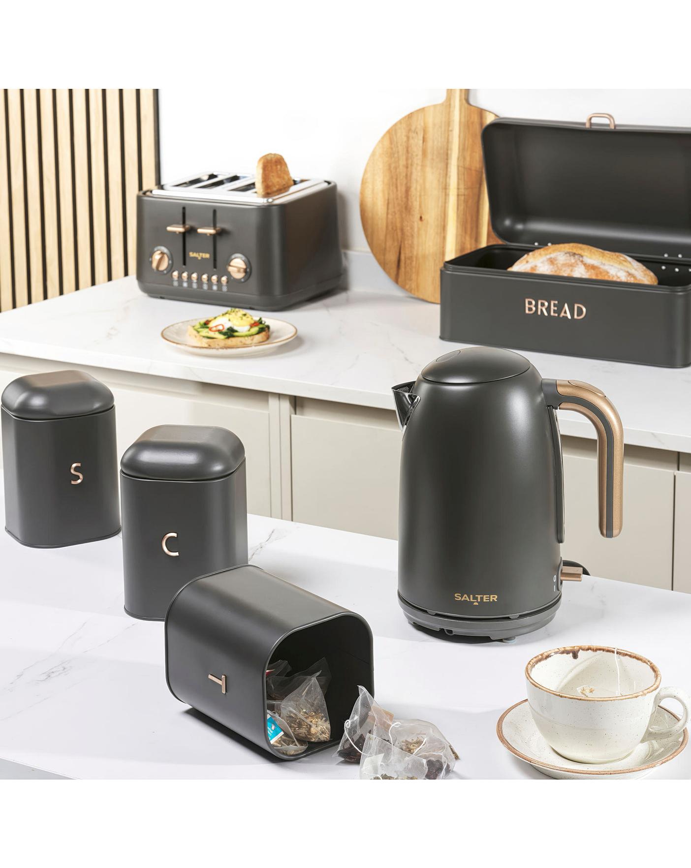 Kettle Grey Salter Rose Gold Kettle Appliance Grey Kettle And