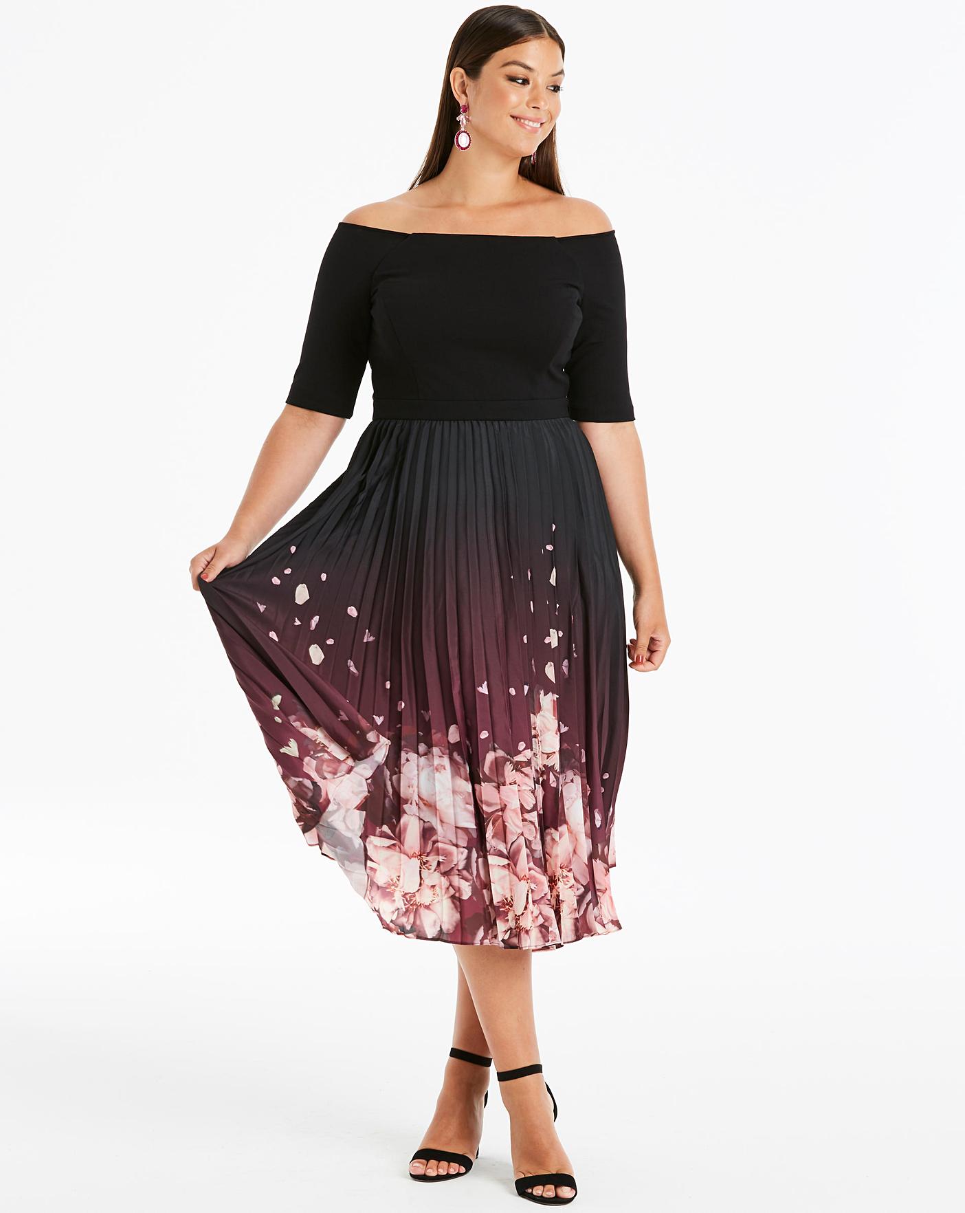 coast mirabeau ombre printed dress