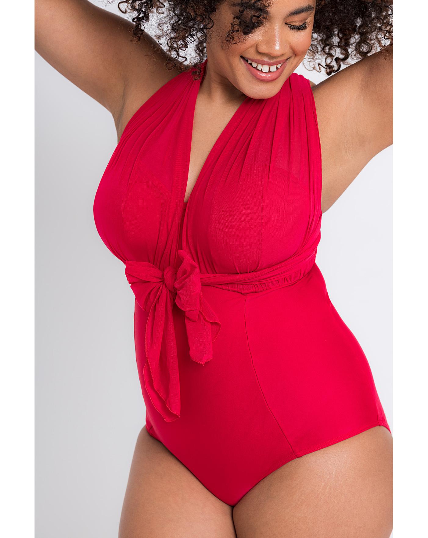 Curvy Kate Wrapsody Bandeau Swimsuit Marisota