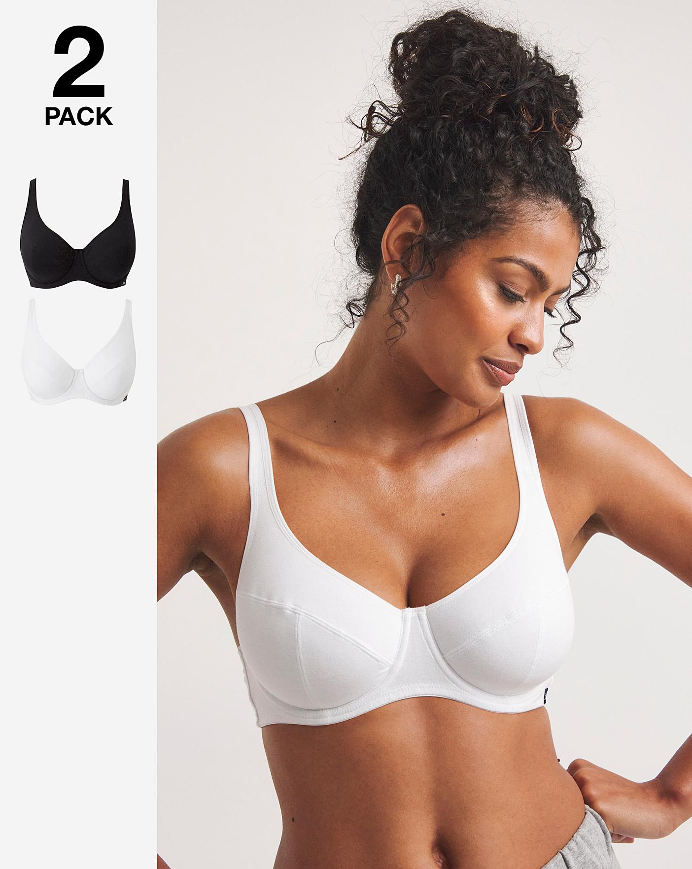 Slimma 2 Pack Cotton Full Cup Bras