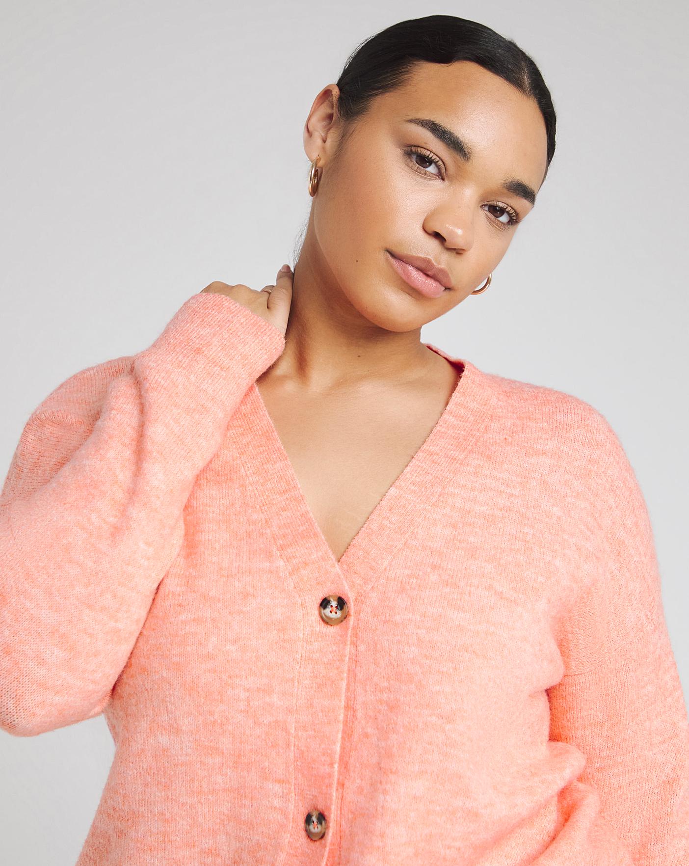 Apricot coloured clearance cardigan