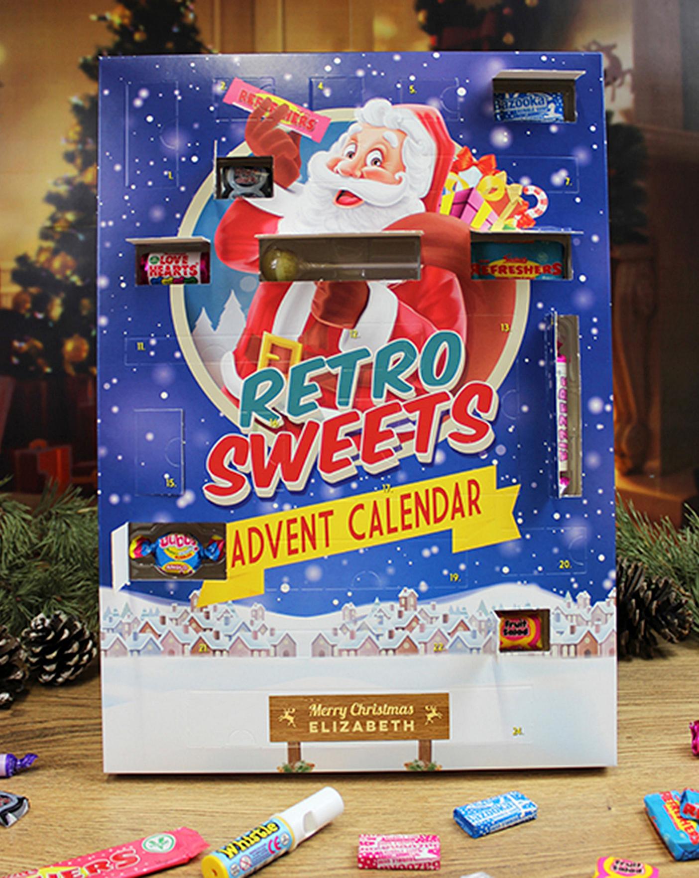Personalised Sweets Advent Calendar Home Essentials