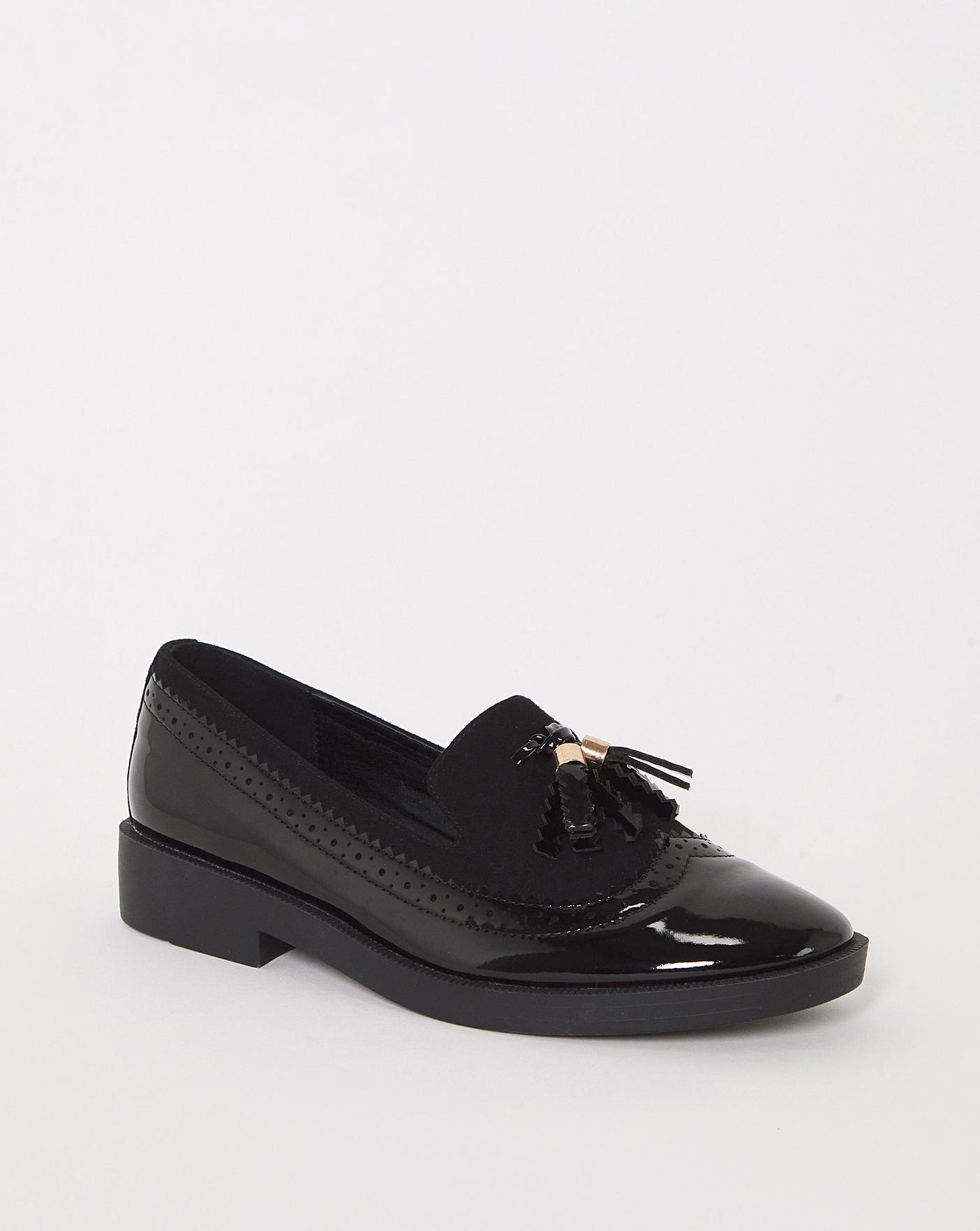 Tassle Loafer Shoes Ex Wide Fit | Ambrose Wilson