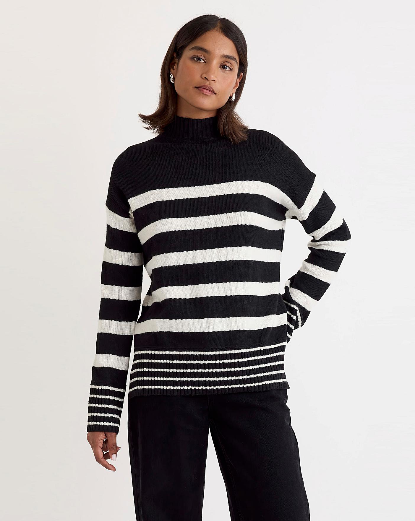 Nobody s Child Stripe Longline Jumper