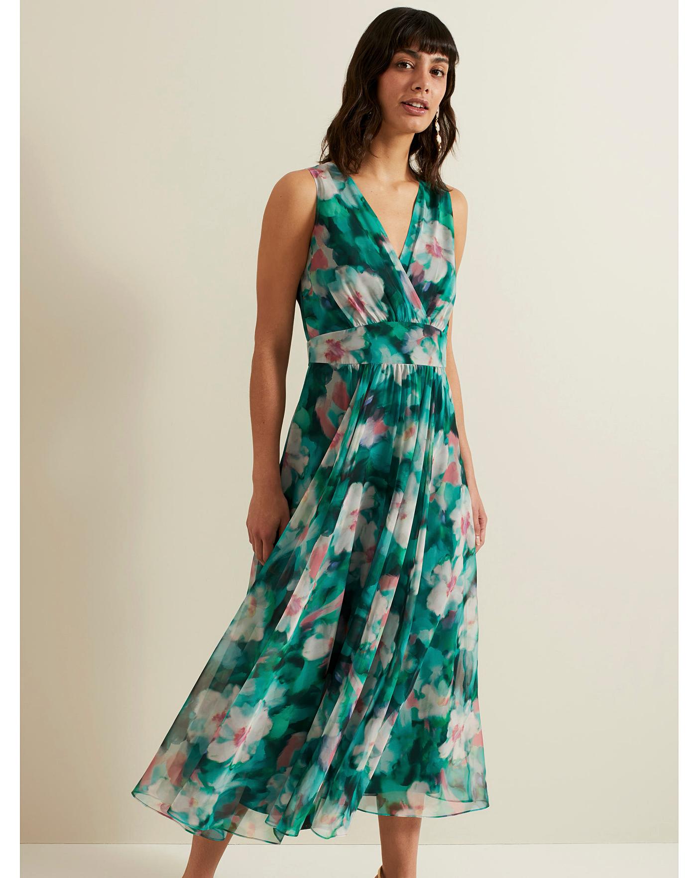Phase Eight Chiffon Printed Wrap Dress | Oxendales Phase Eight Chiffon Printed Wrap Dress | Oxendales