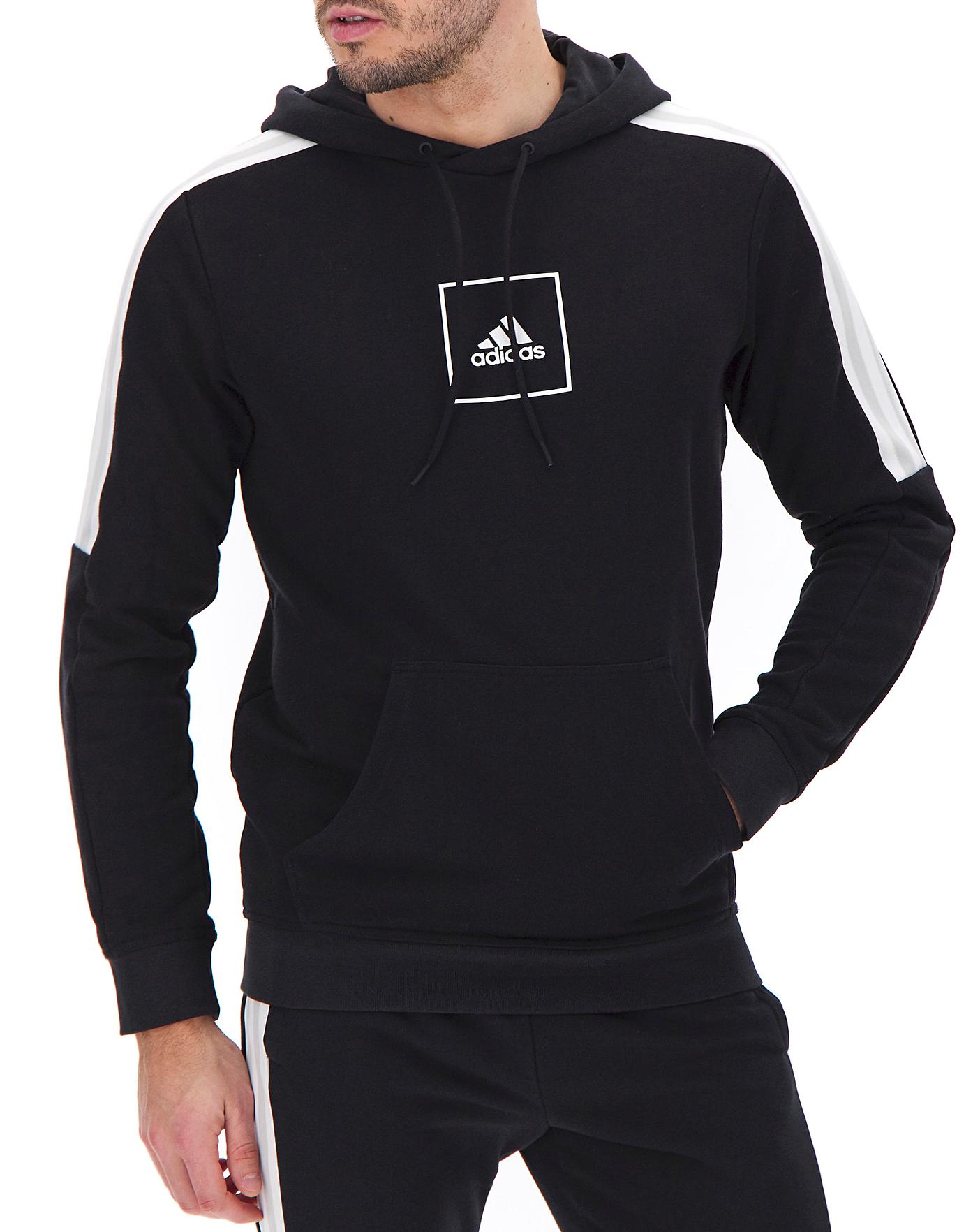 adidas taped sweatshirt