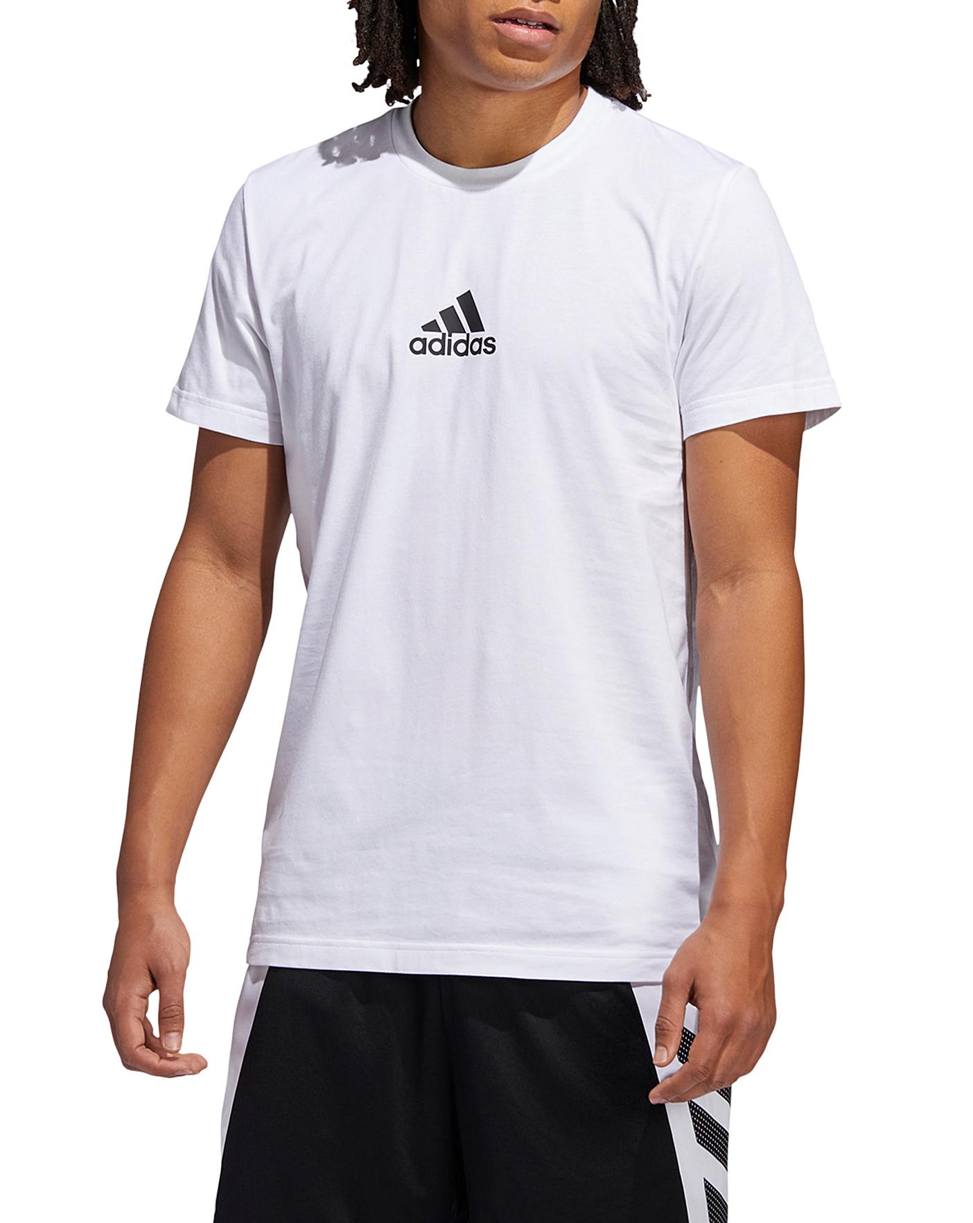 adidas Basketball Spray T-Shirt | Jacamo