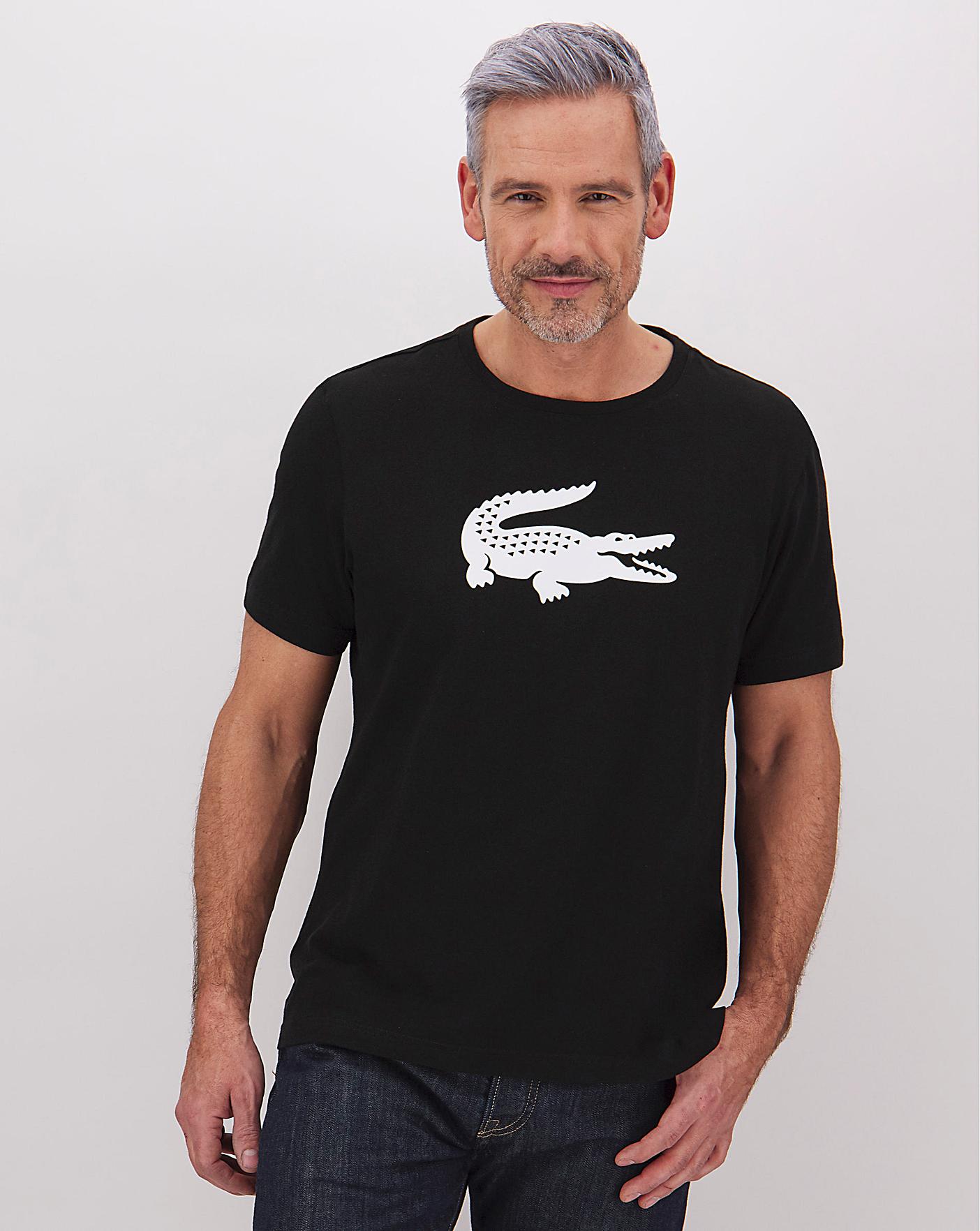 lacoste oversized croc t shirt