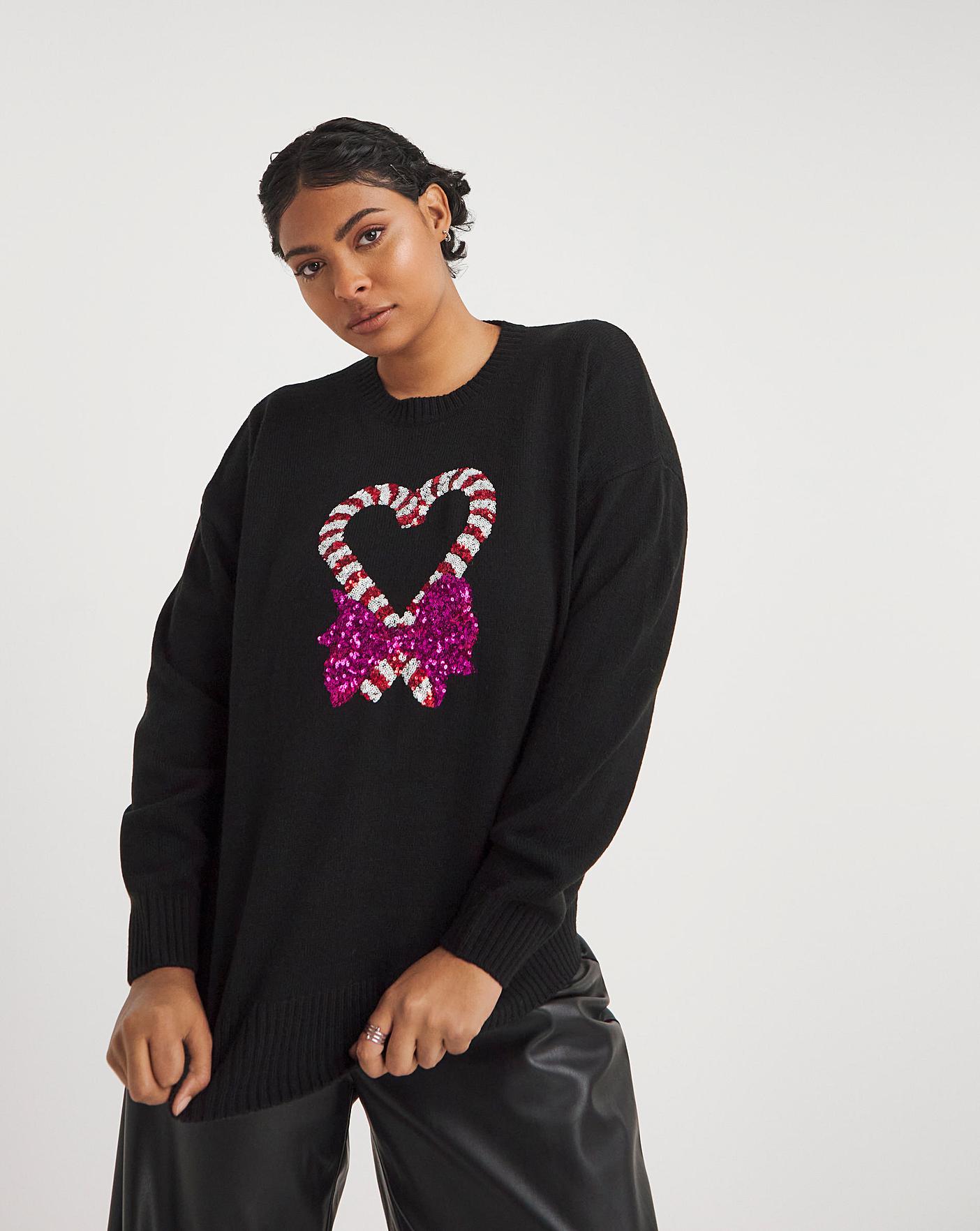 Sequin xmas clearance jumper