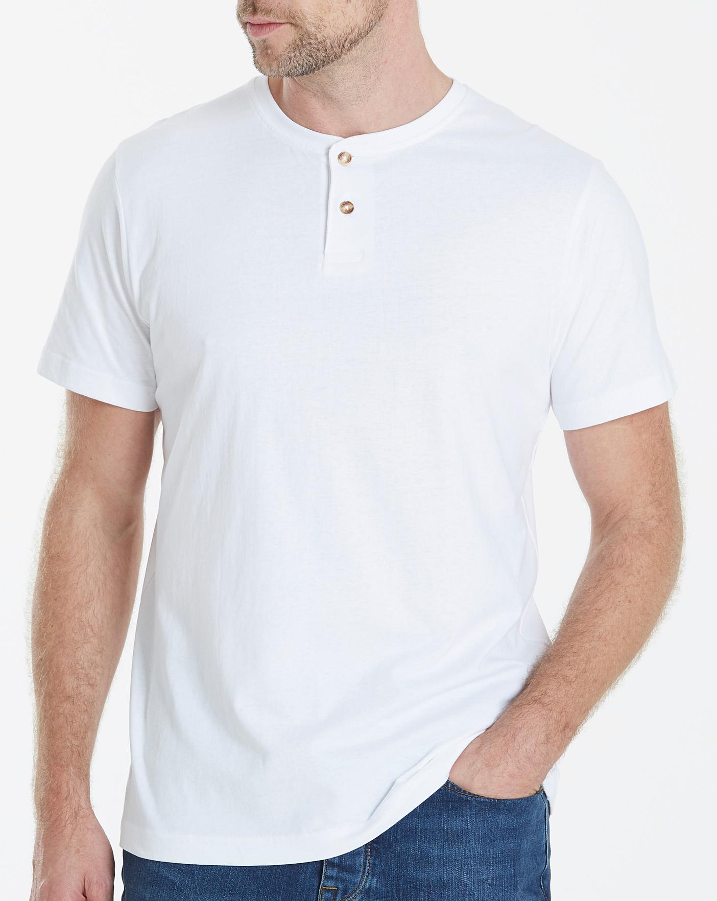 white grandad t shirt