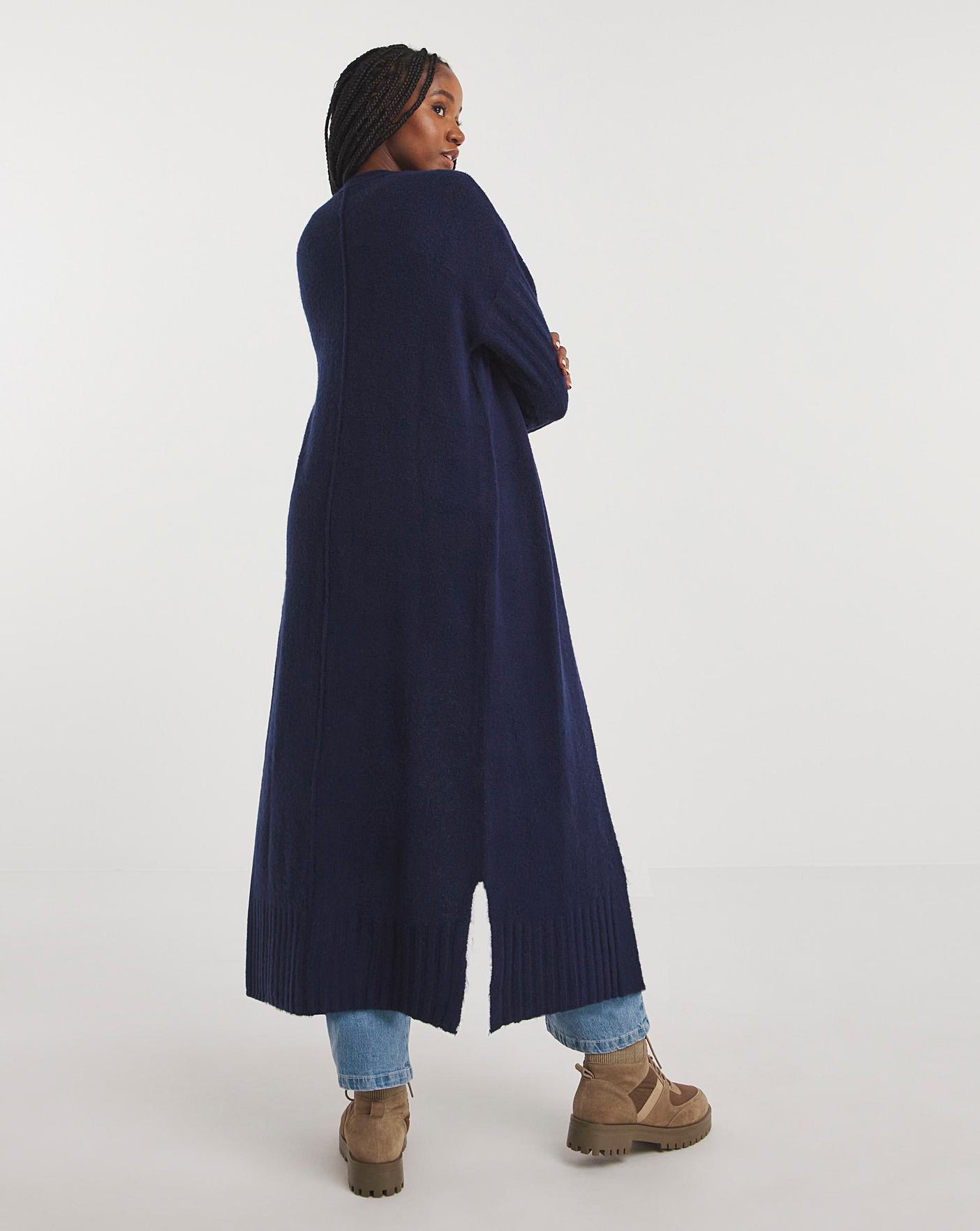 Navy Maxi Cardigan Simply Be