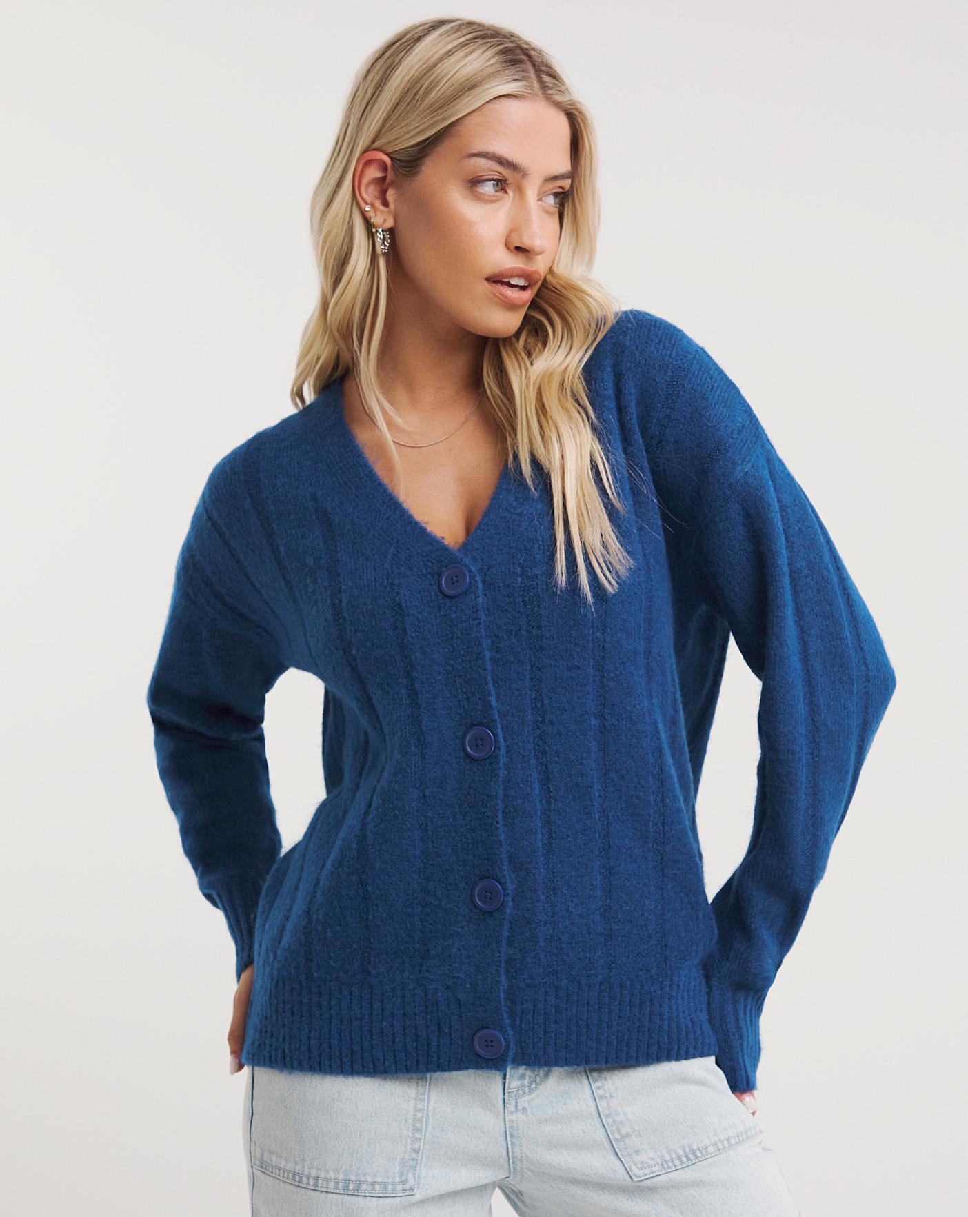 Oversized v sale neck cardigan