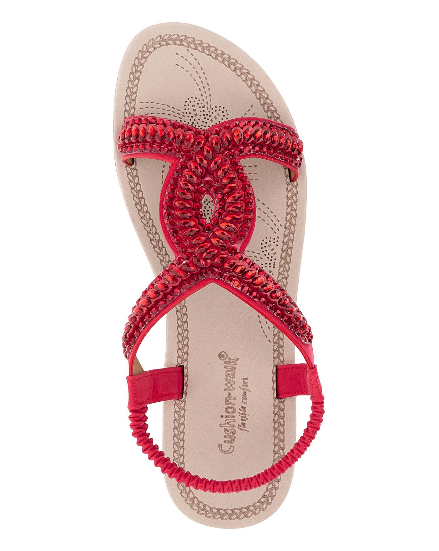 Cushion Walk Embellished Sandals E Fit Ambrose Wilson