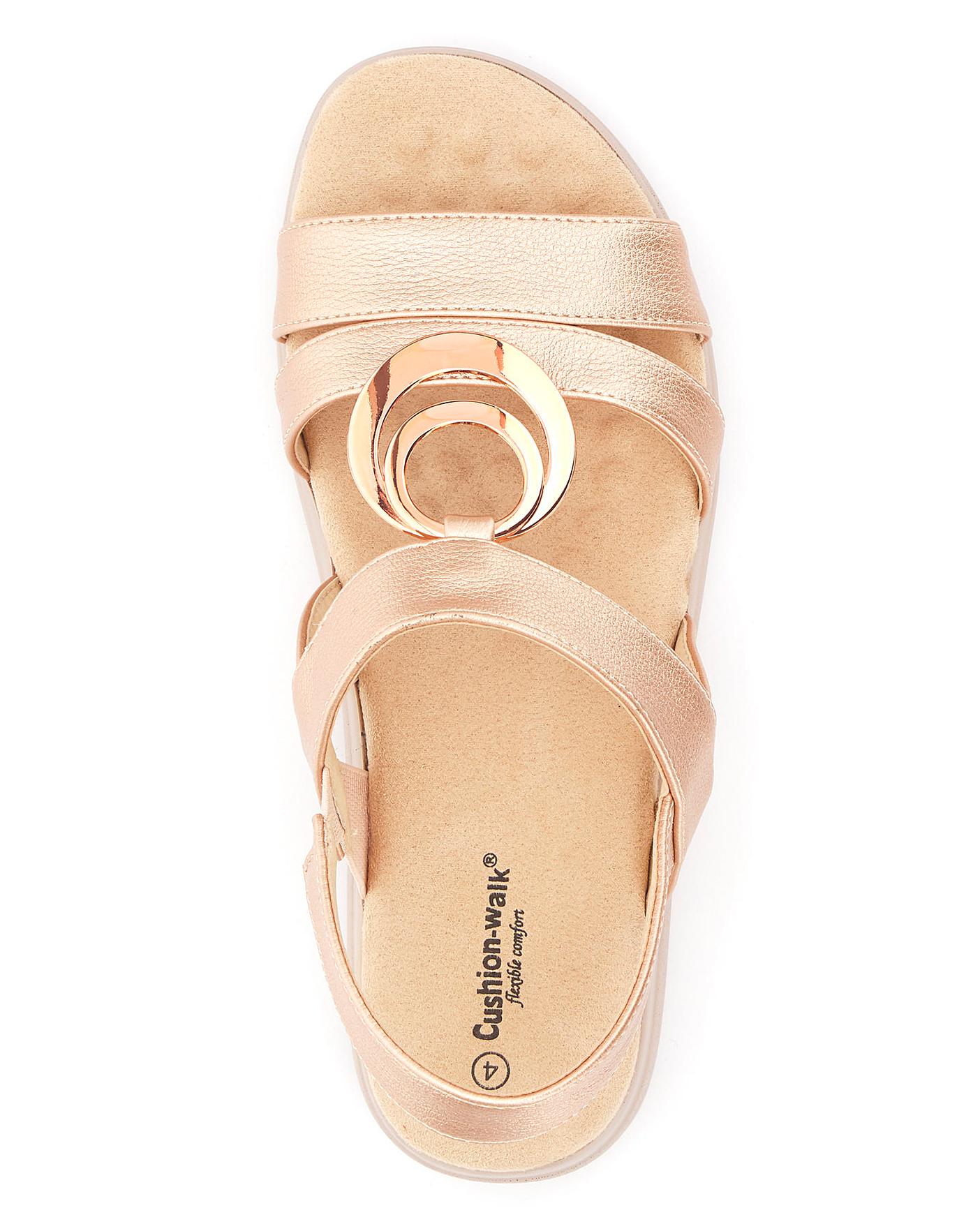Cushion Walk Ring Trim Sandals EEE Fit House of Bath
