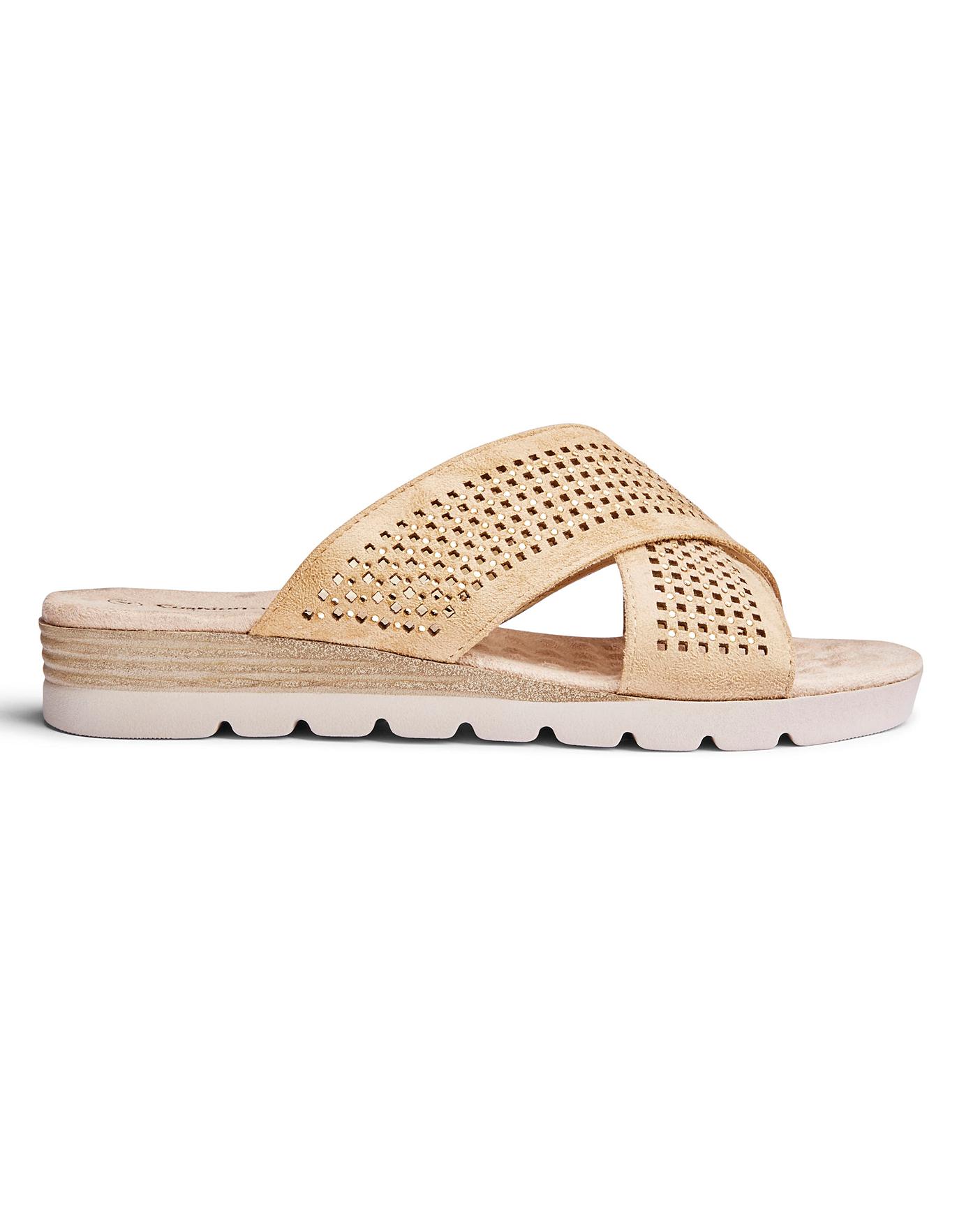 cushion walk mule sandals