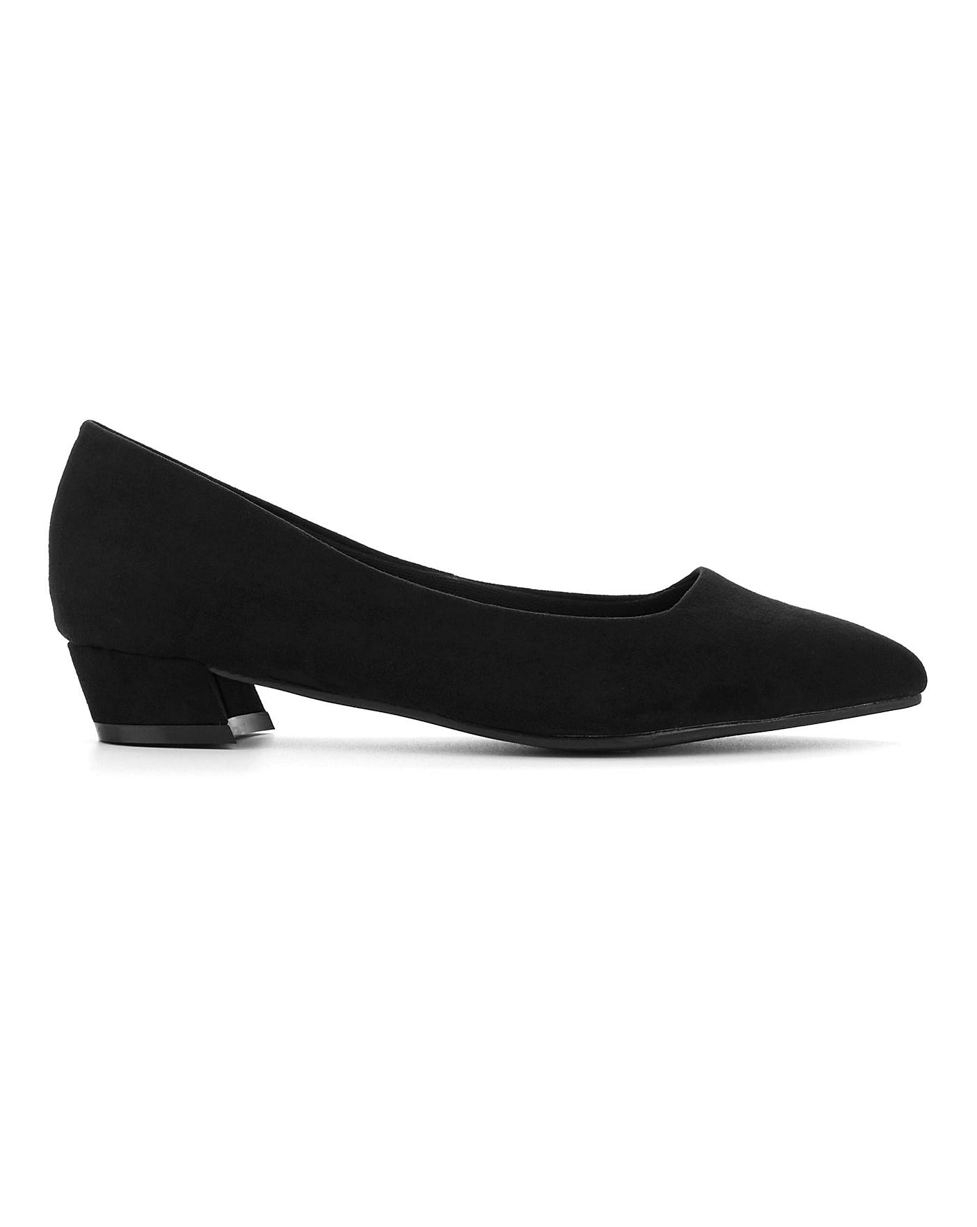 Low Heel Court Shoes E Fit | Oxendales