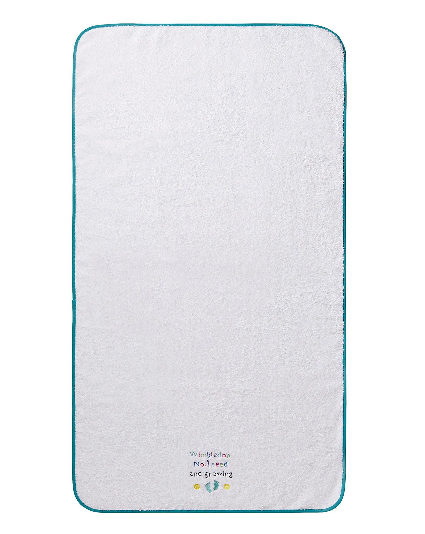 wimbledon bath towel