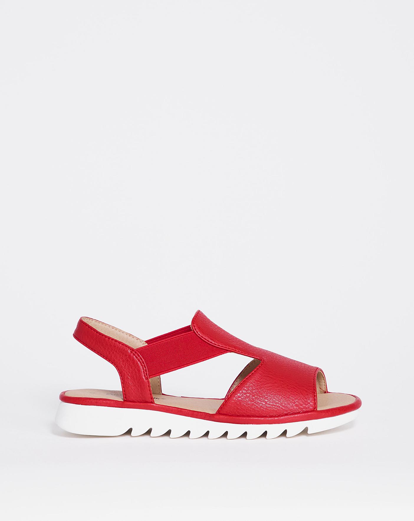 Cushion Walk Elasticated Sandal E | J D Williams