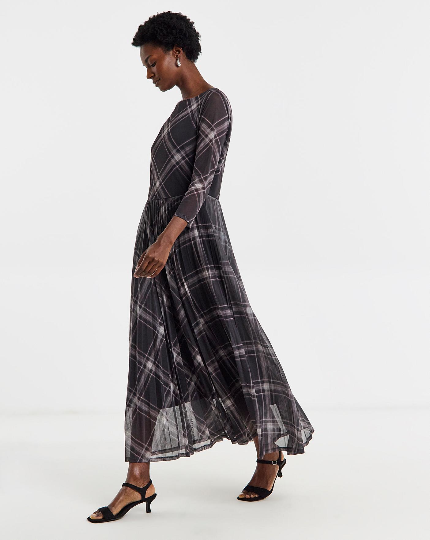 pleated ballet dress Scoop Neck Pleated Skirt Ballet Dress blueberry / Small