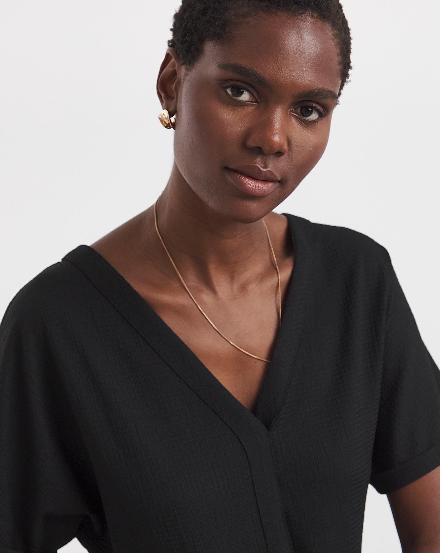 Textured Jersey Smock Dress | Oxendales