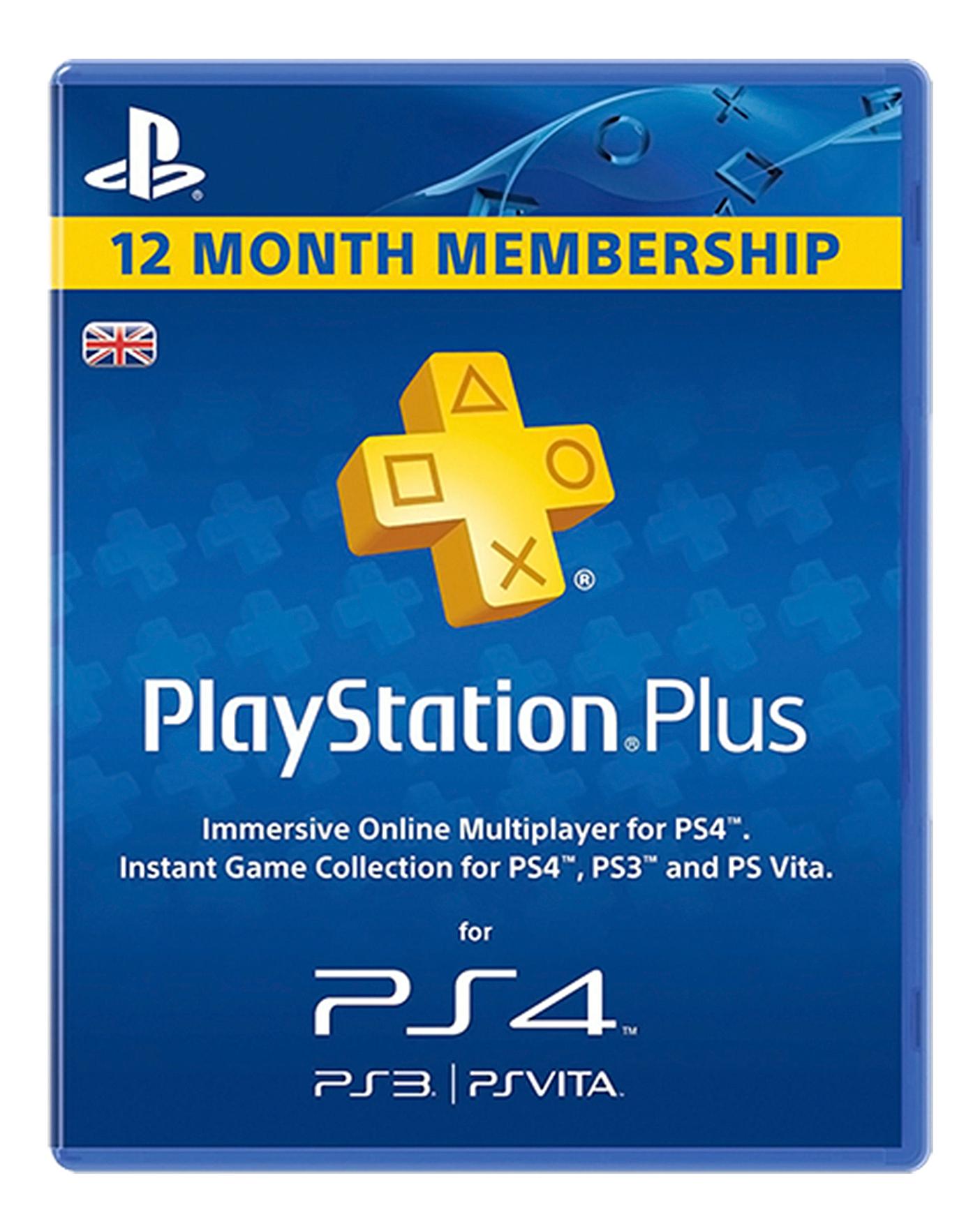 playstation plus 12 month card
