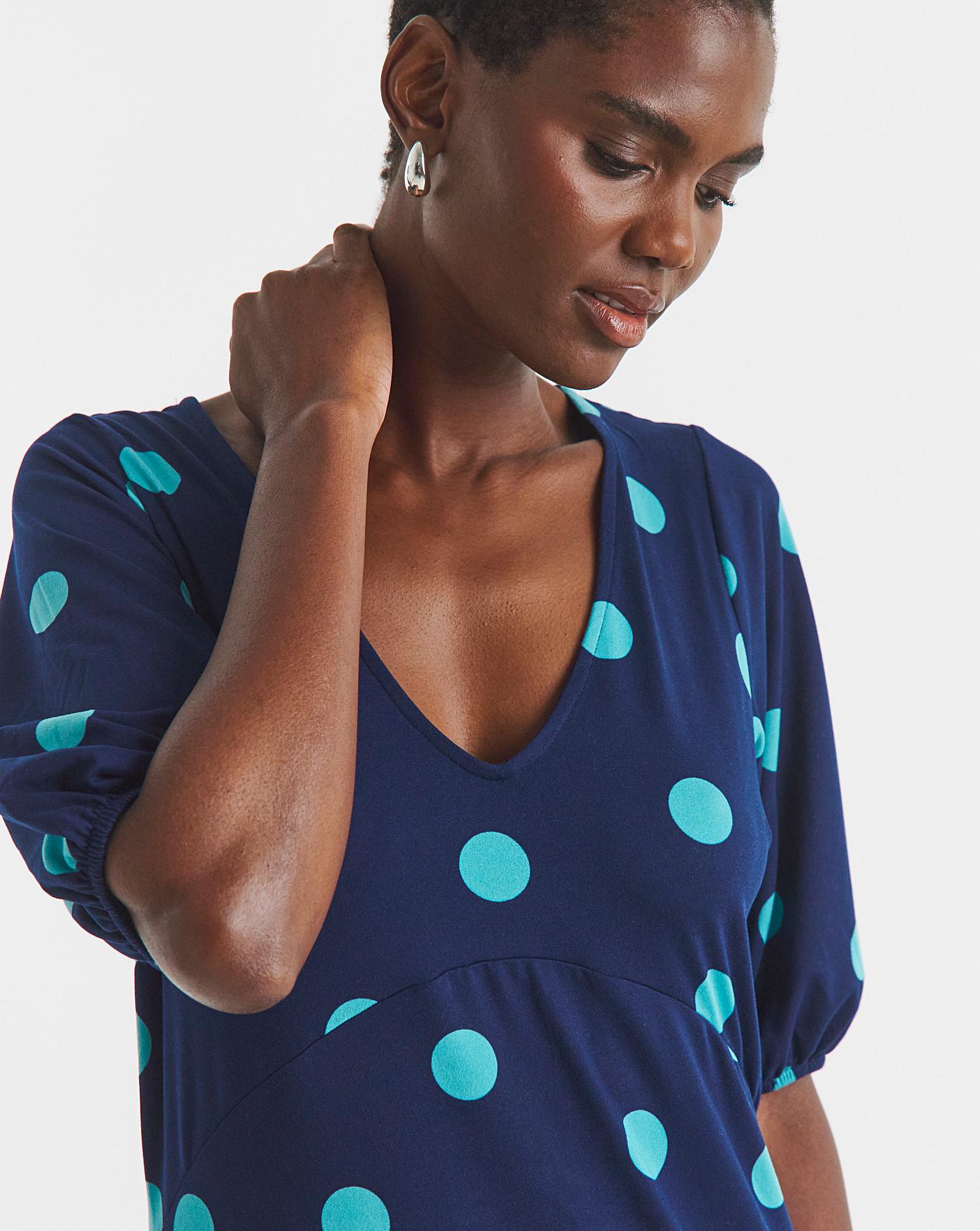 Soft Touch Half Sleeve Smock Dress | Oxendales