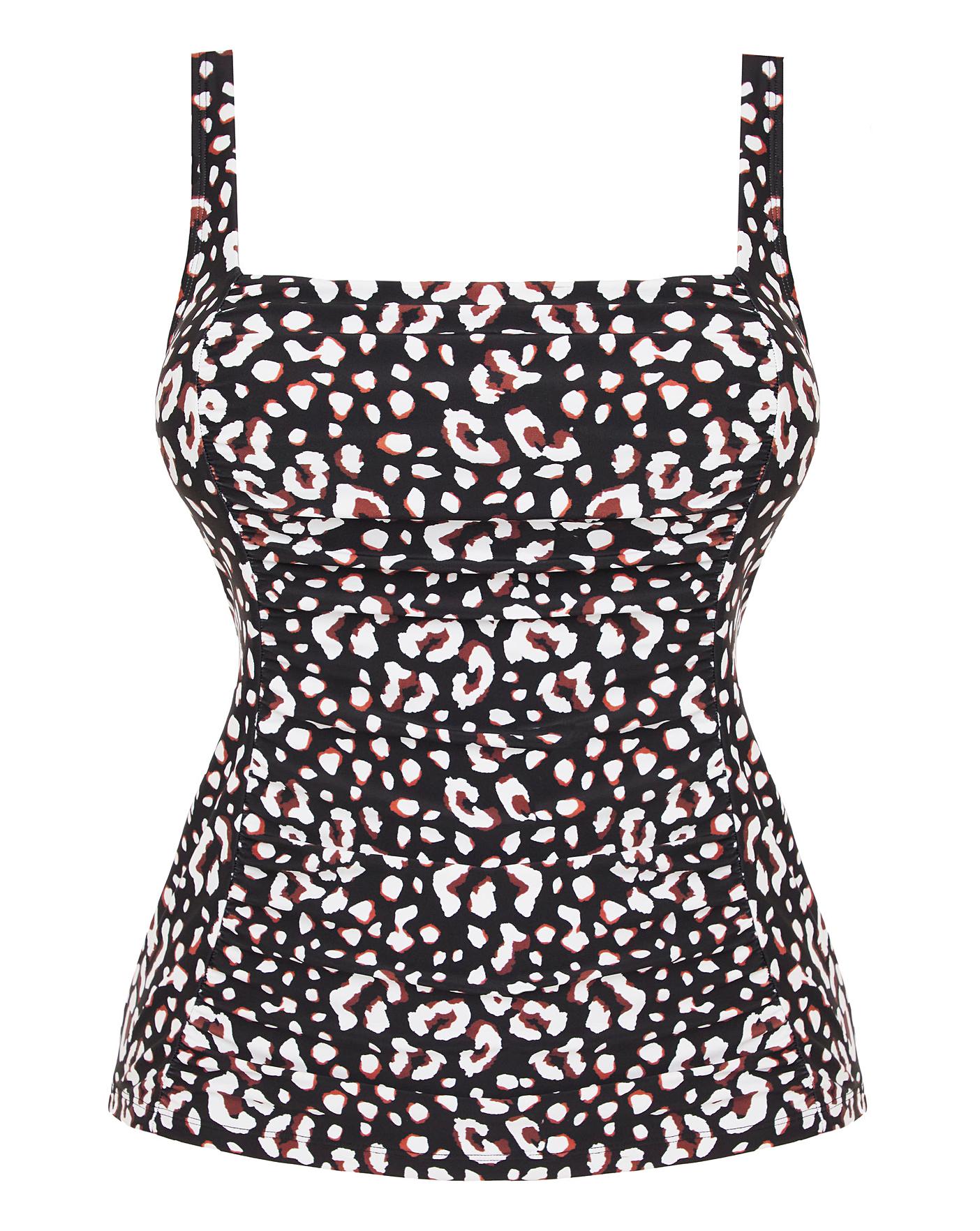 Mix And Match Non Wired Tankini Top | J D Williams