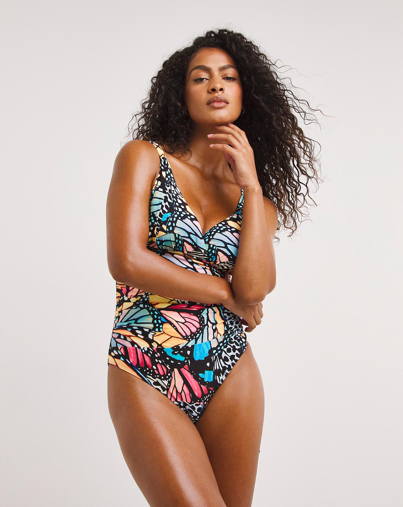 Buy Simply Be Magisculpt Lose Up To An Inch Black Swimsuit from Next USA
