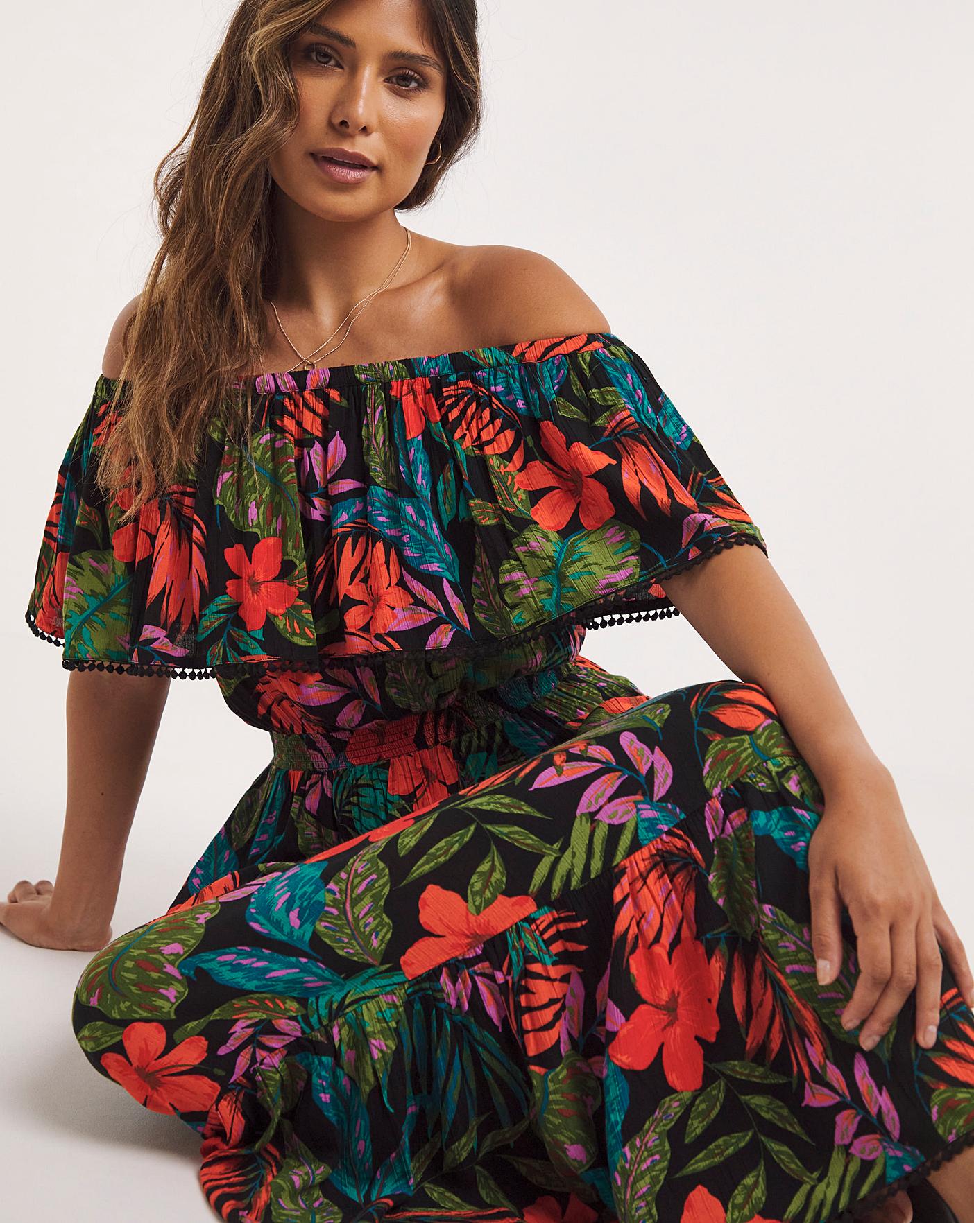 Hawaii Beach Dress J D Williams