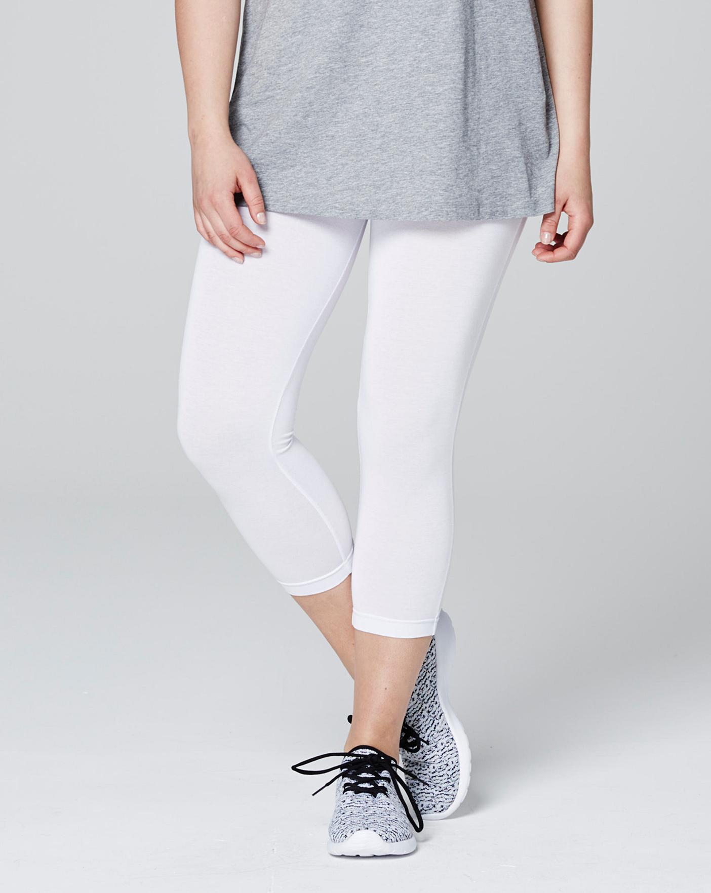 Crop Jersey Leggings Simply Be
