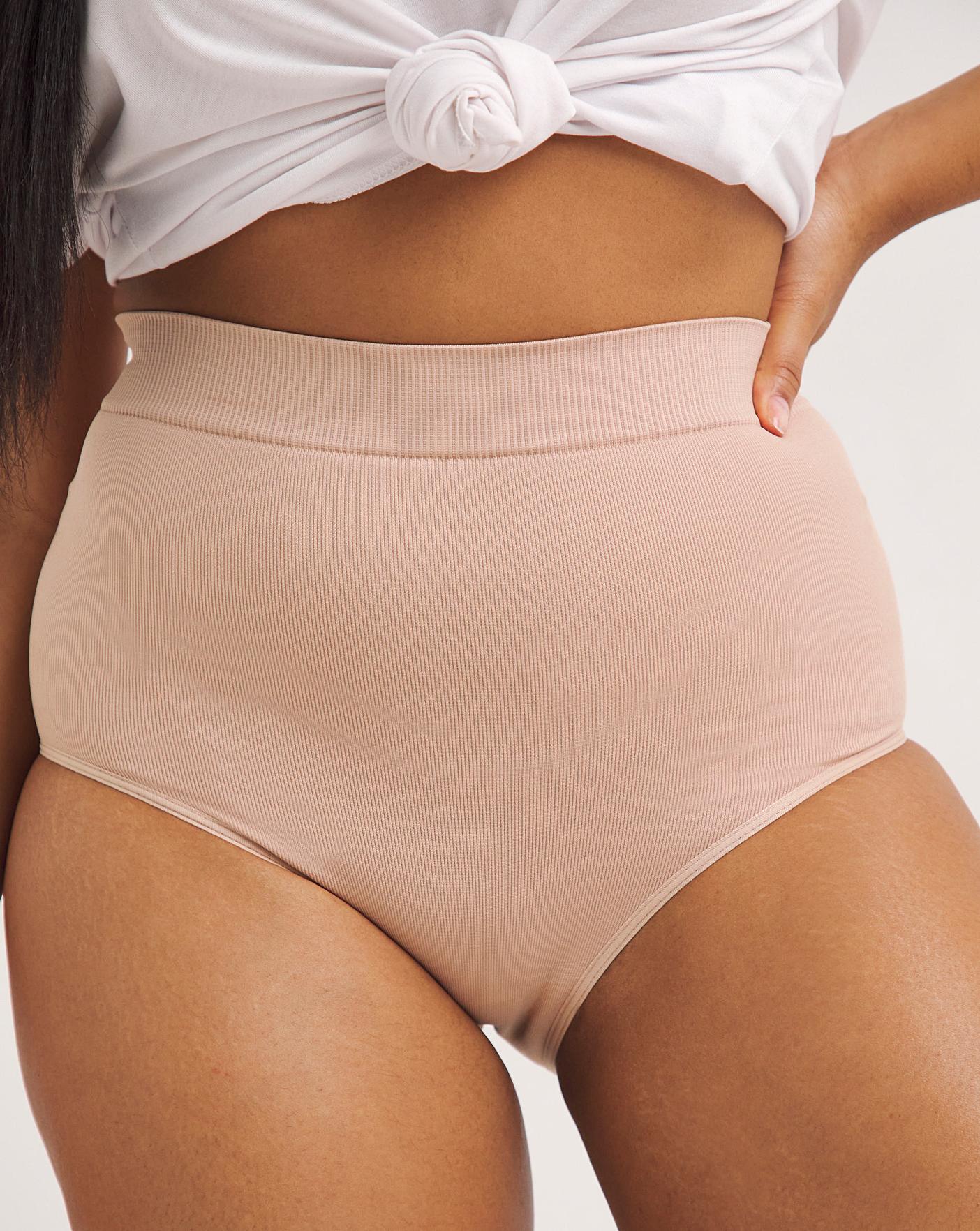 Almond SeamfreeThighshaper Control Brief