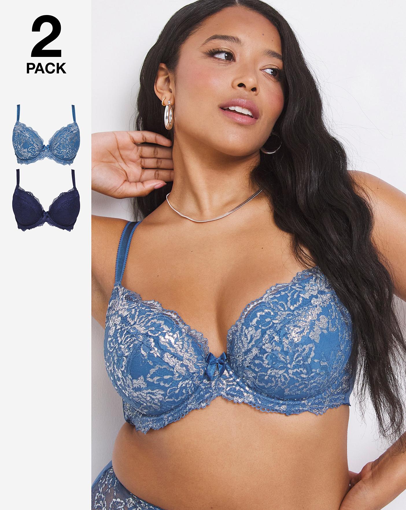 Plus size 2 pack multiways bras blue - WOMEN's Bras