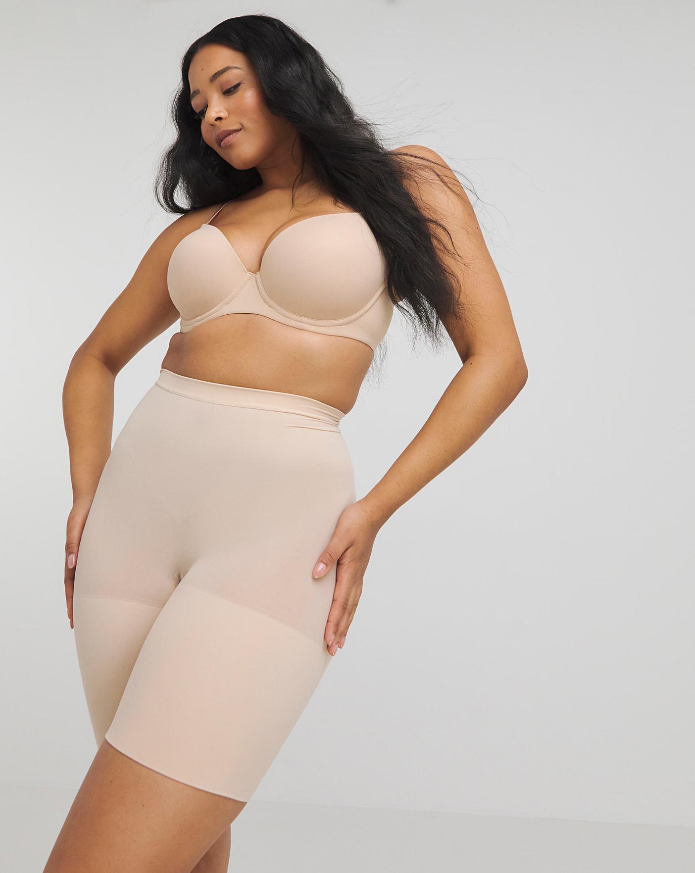 Women Softness Mid Waisted Slim Fit Tummy Control Shapewear Thong