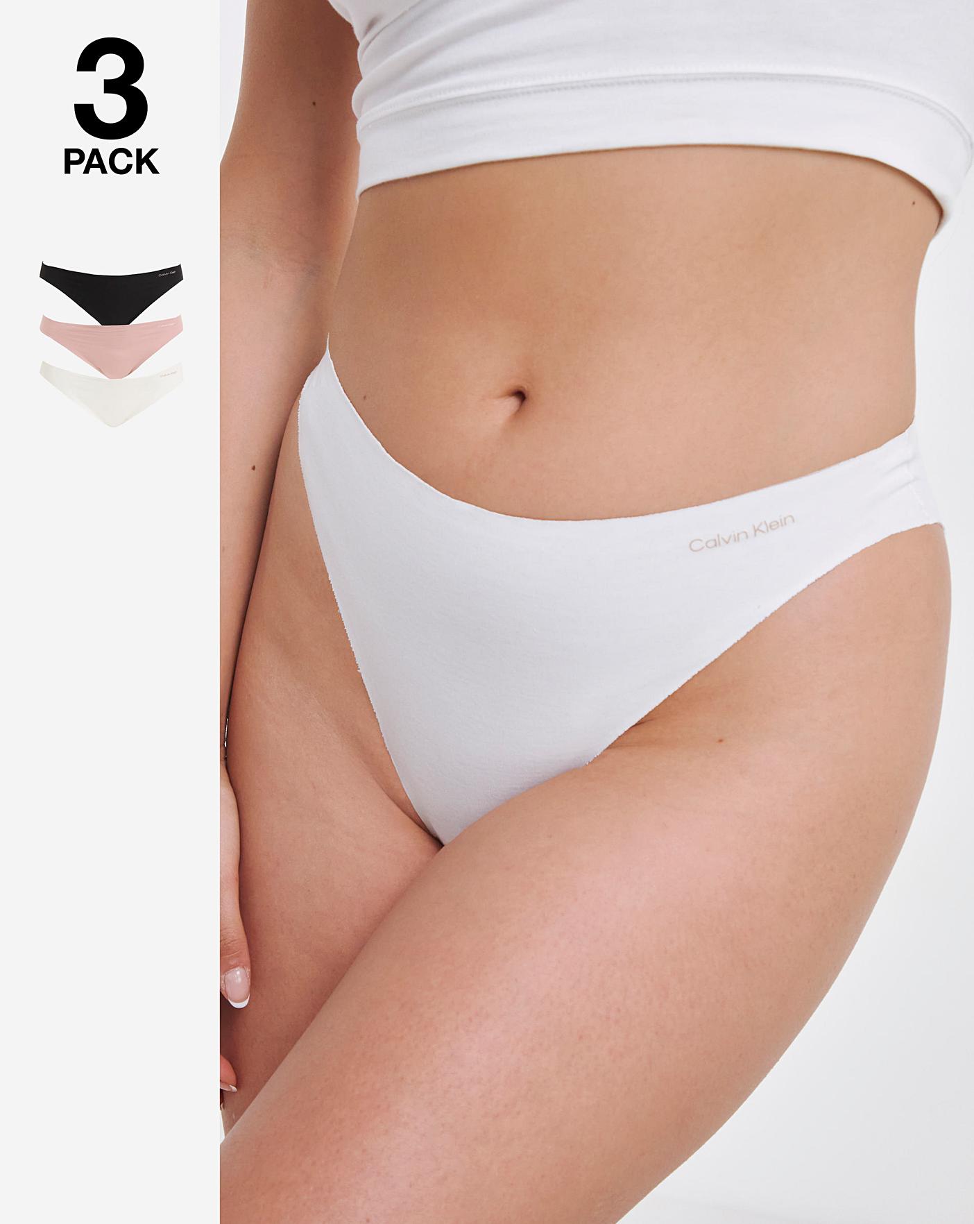 Calvin Klein 3Pack Knicker Blk Wht Sub Marisota